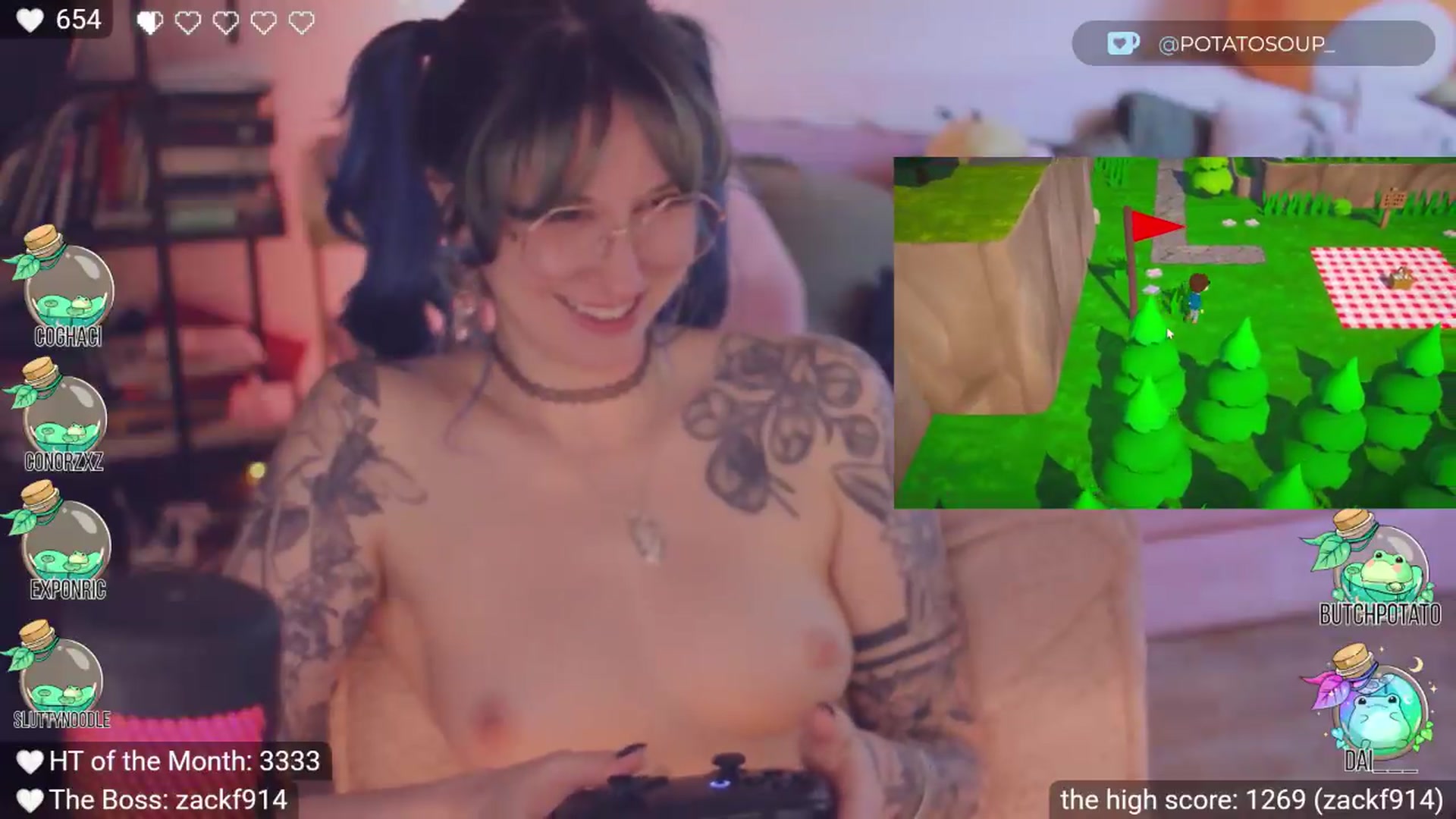 Gallery image thumbnail from sluttypotato's myfreecams stream on, 06/12/2026, 24:48 image 18 of 20
