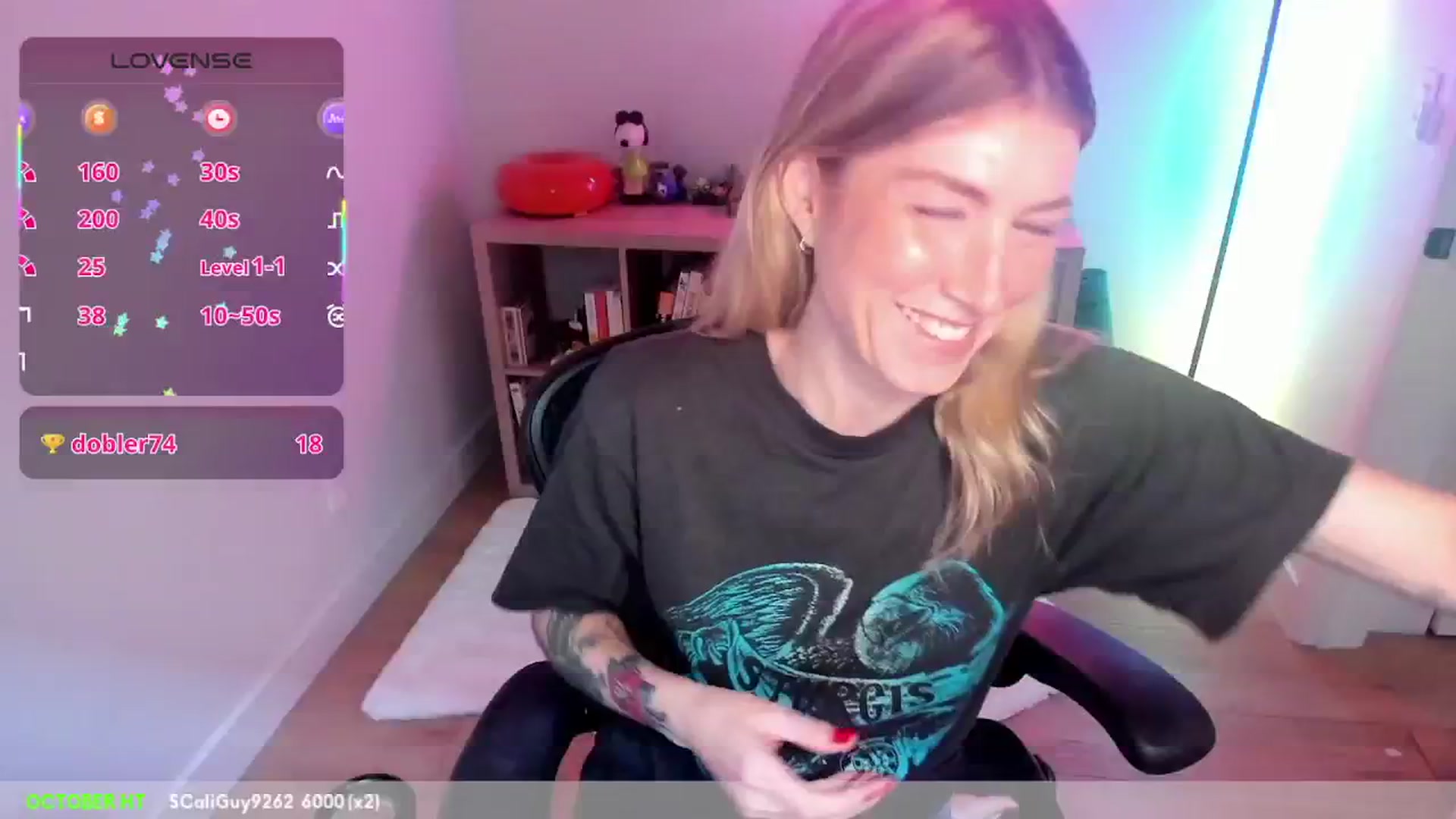 Gallery image thumbnail from stoney_fox's myfreecams stream on, 10/06/2025, 23:06 image 14 of 20