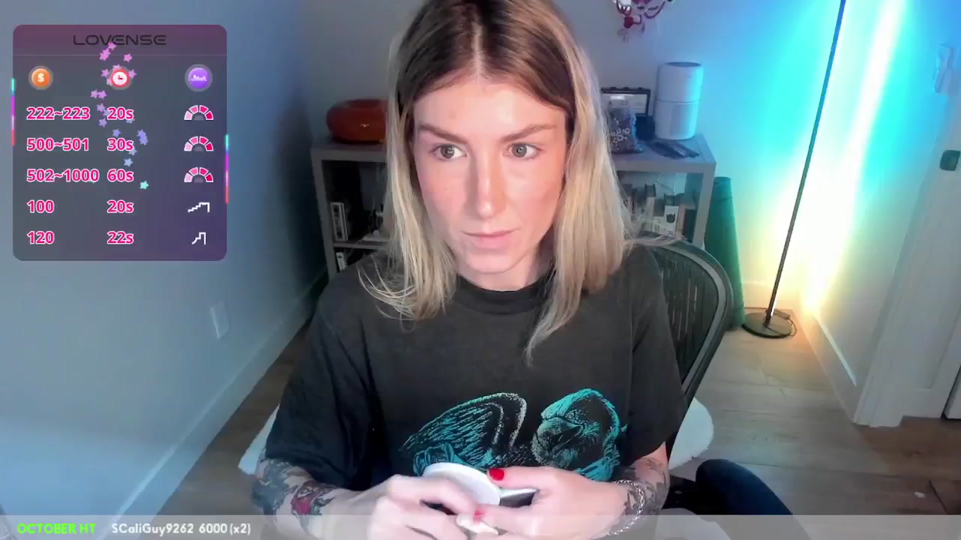 Gallery image thumbnail from stoney_fox's myfreecams stream on, 10/06/2025, 23:06 image 5 of 20