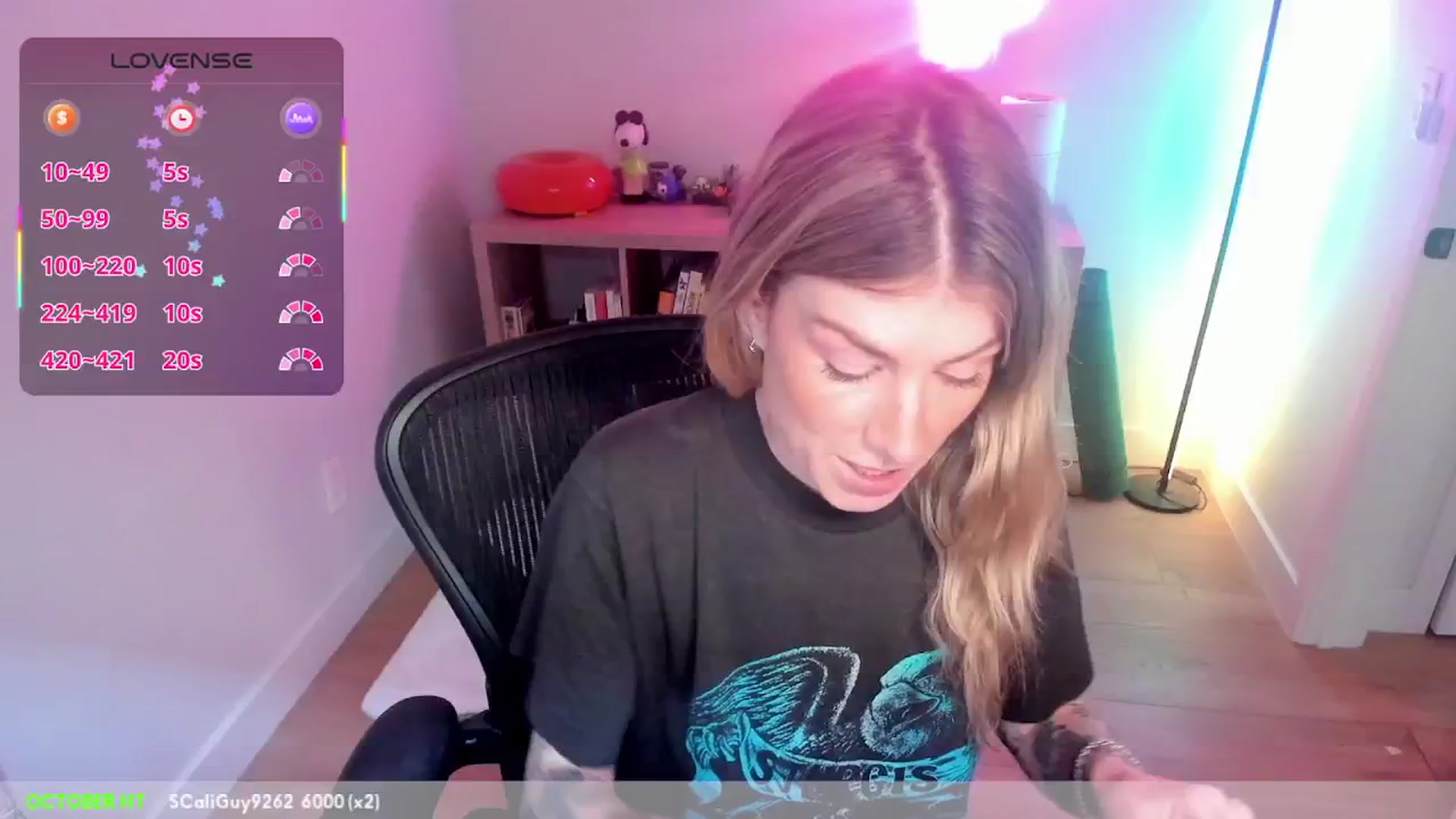 Gallery image thumbnail from stoney_fox's myfreecams stream on, 10/06/2025, 23:06 image 9 of 20