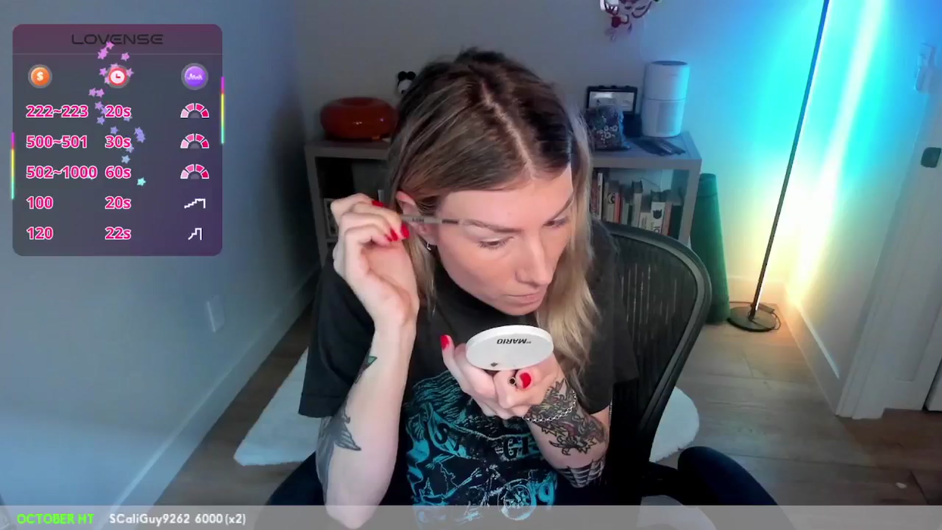 Gallery image thumbnail from stoney_fox's myfreecams stream on, 10/06/2025, 23:06 image 1 of 20
