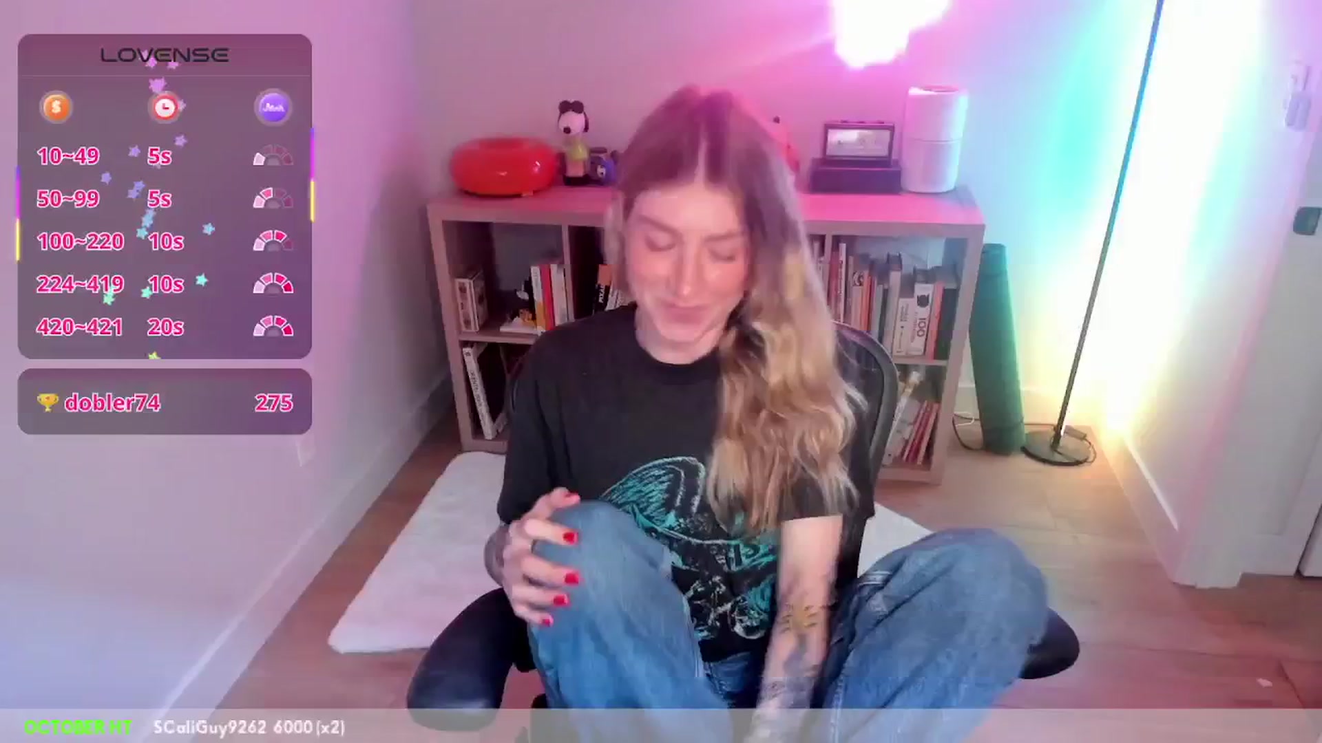 Gallery image thumbnail from stoney_fox's myfreecams stream on, 10/06/2025, 23:06 image 16 of 20