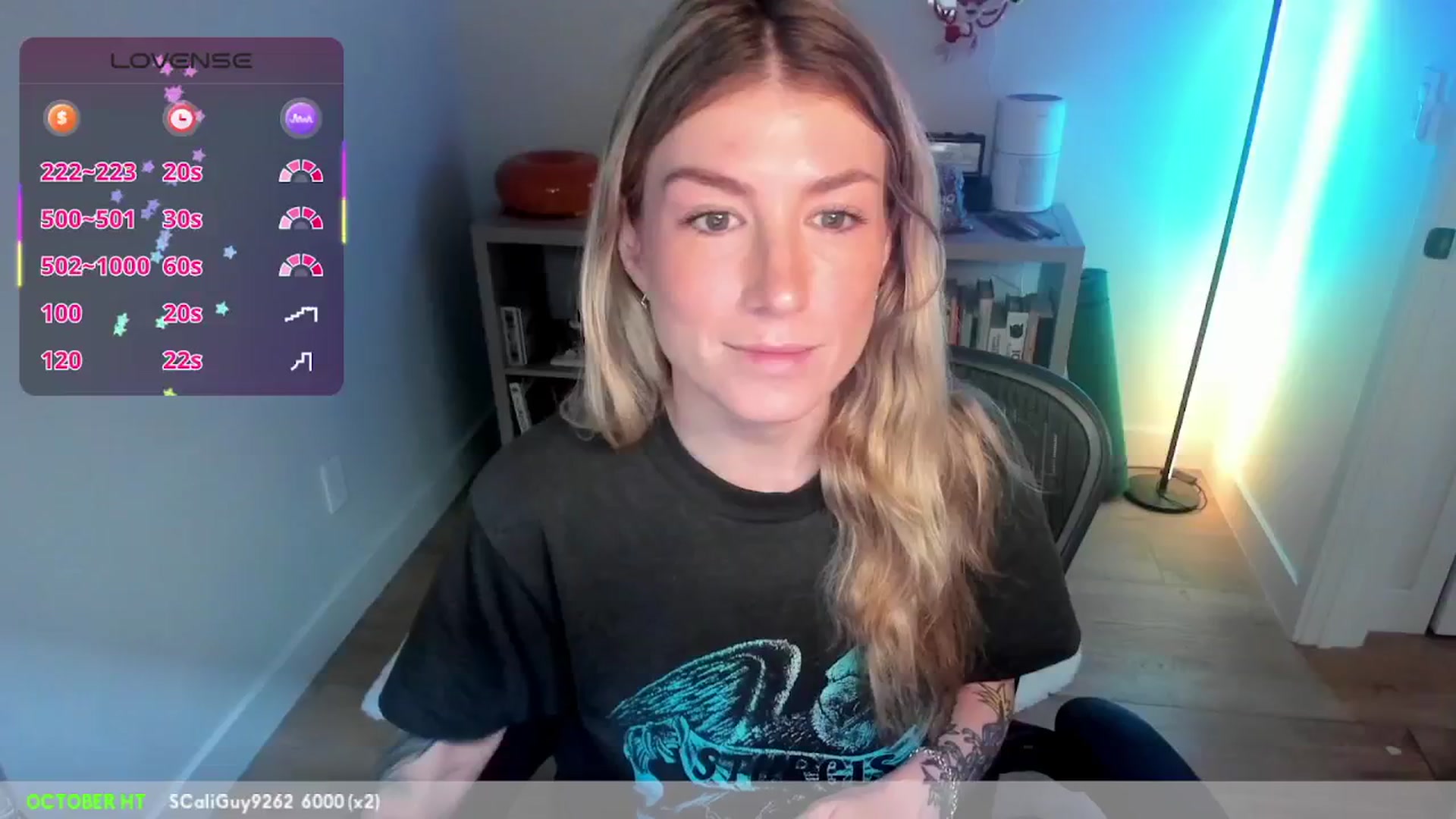 Gallery image thumbnail from stoney_fox's myfreecams stream on, 10/06/2025, 23:06 image 8 of 20