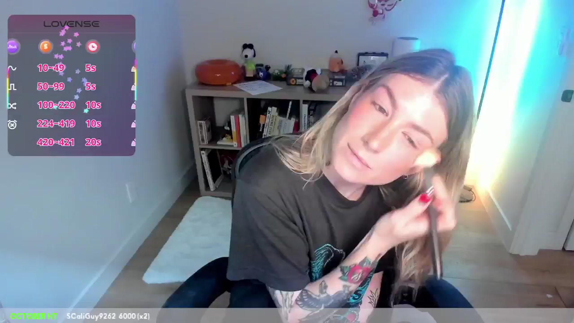 Gallery image thumbnail from stoney_fox's myfreecams stream on, 10/06/2025, 23:06 image 3 of 20