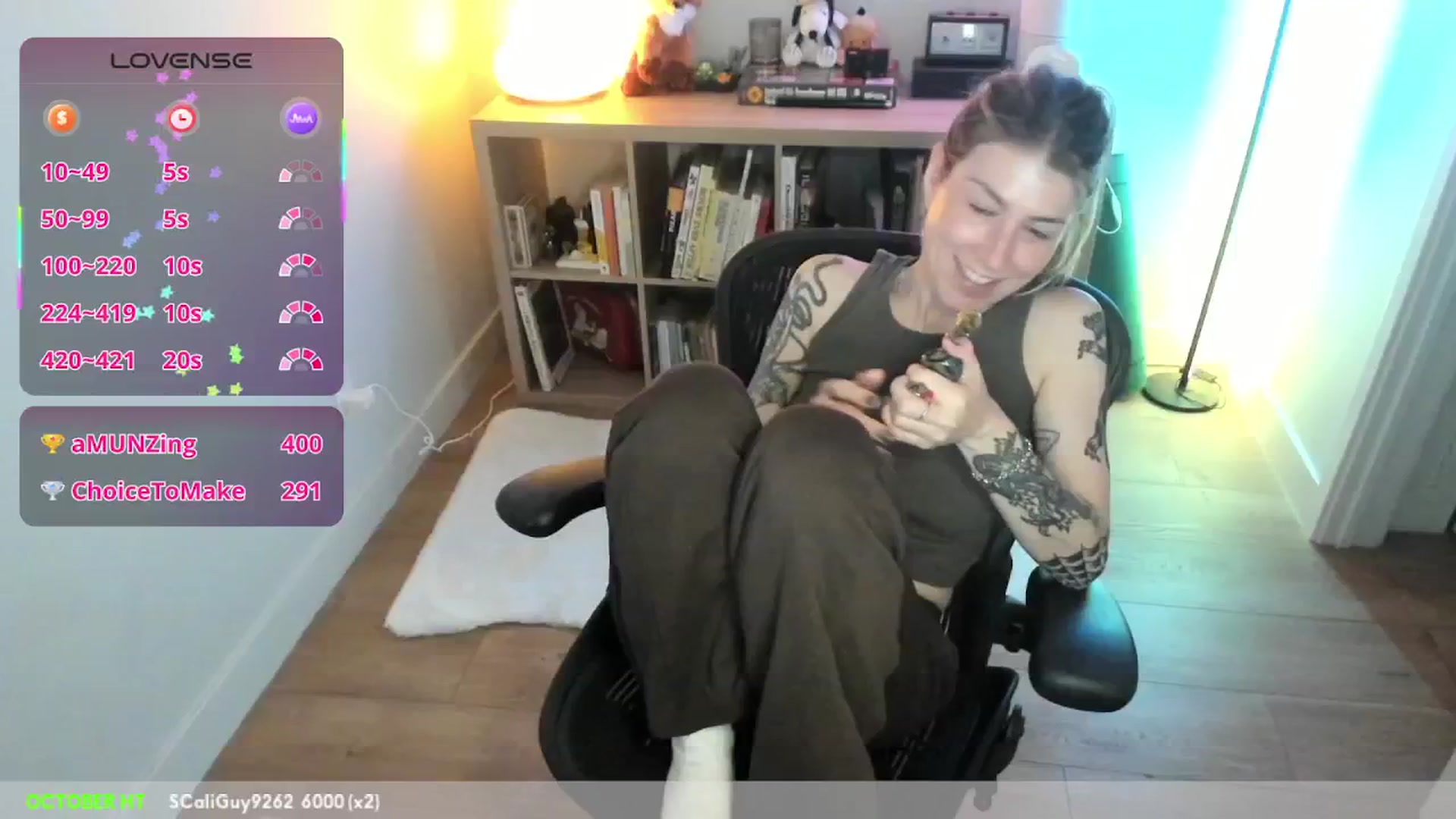 Gallery image thumbnail from stoney_fox's myfreecams stream on, 10/11/2025, 07:43 image 14 of 20