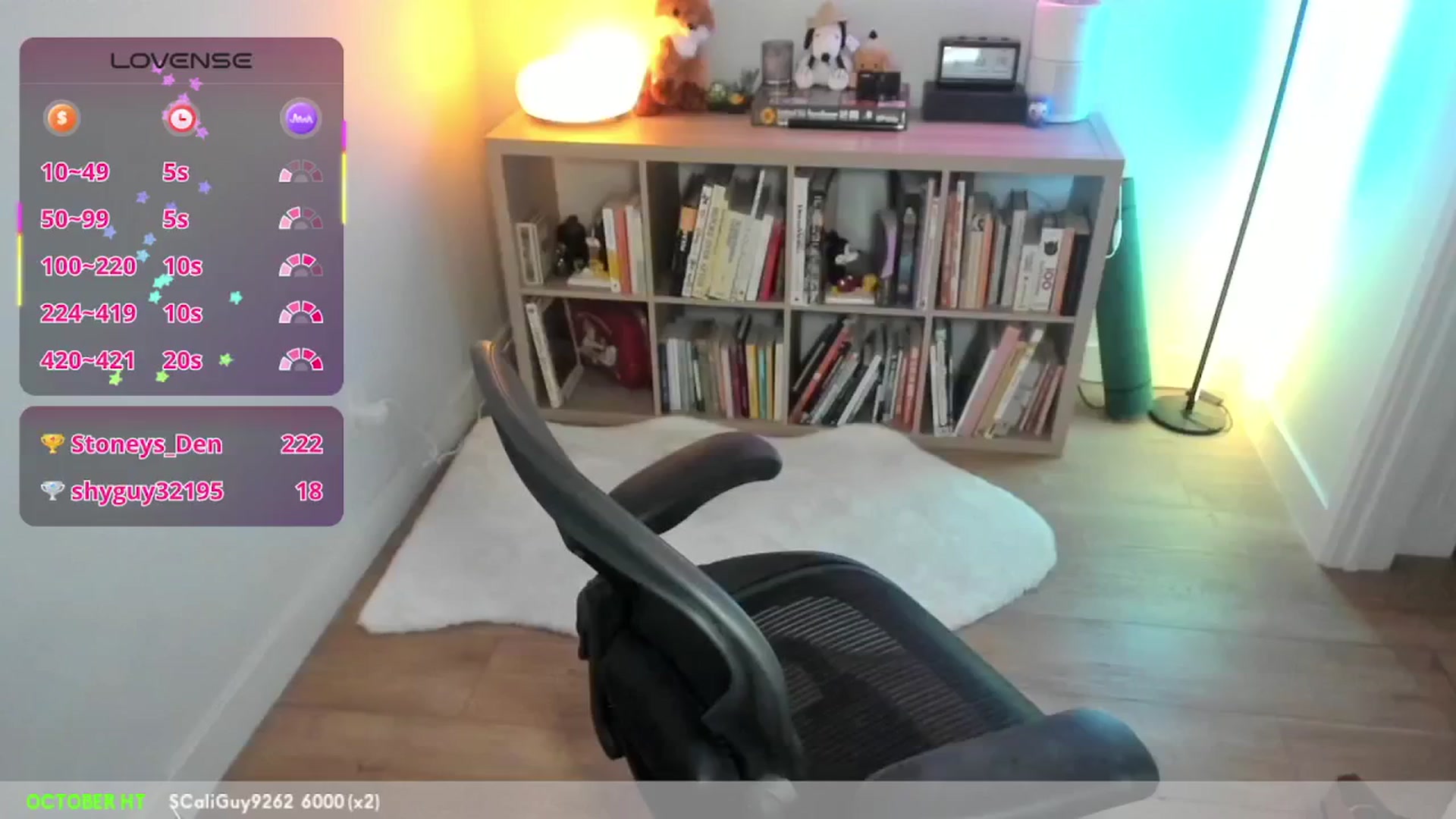 Gallery image thumbnail from stoney_fox's myfreecams stream on, 10/13/2025, 02:35 image 9 of 20