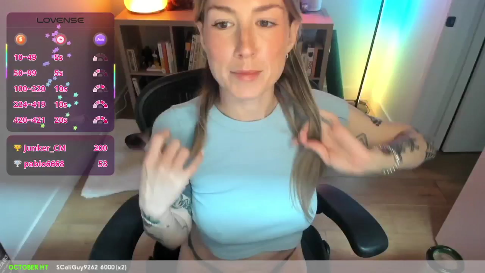 Gallery image thumbnail from stoney_fox's myfreecams stream on, 10/14/2025, 21:02 image 8 of 20