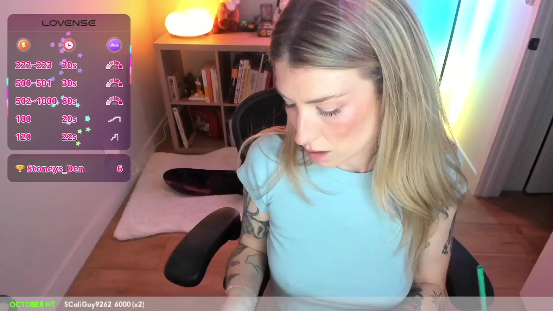 Gallery image thumbnail from stoney_fox's myfreecams stream on, 10/15/2025, 02:40 image 1 of 20