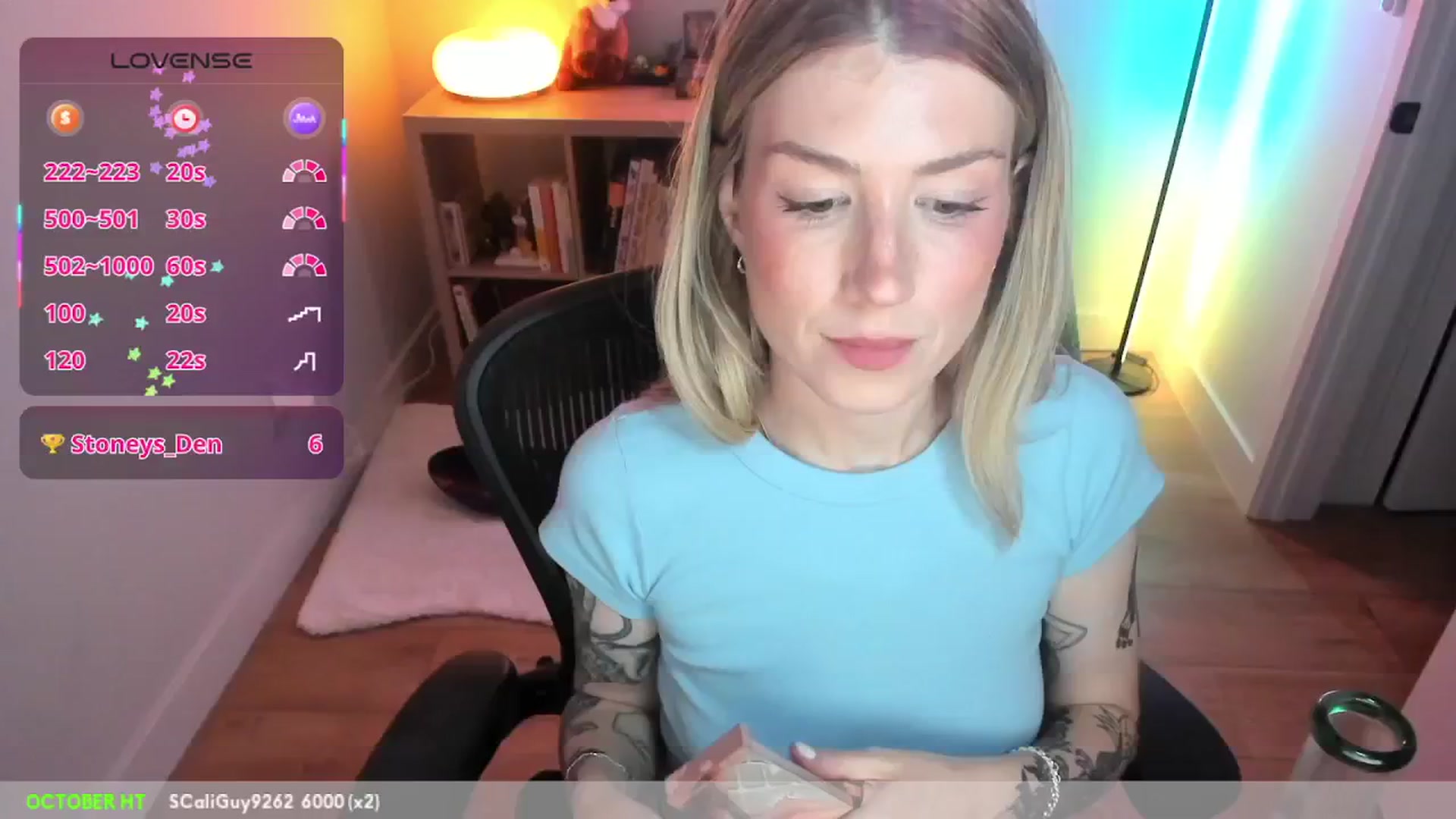 Gallery image thumbnail from stoney_fox's myfreecams stream on, 10/15/2025, 02:40 image 13 of 20