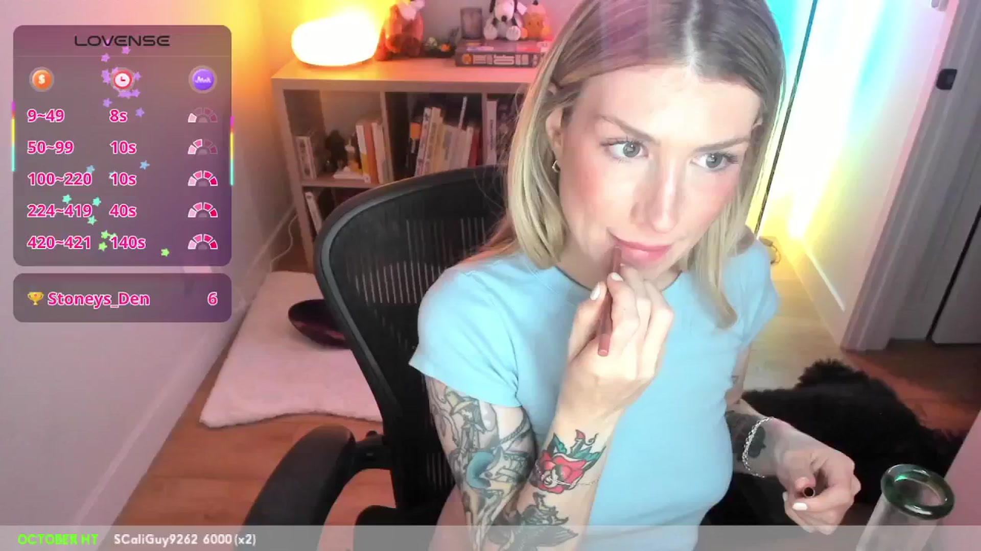 Gallery image thumbnail from stoney_fox's myfreecams stream on, 10/15/2025, 02:40 image 12 of 20