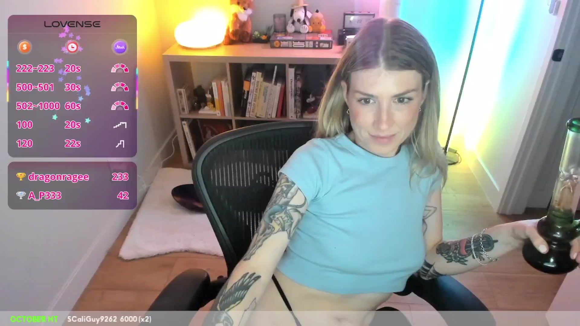 Gallery image thumbnail from stoney_fox's myfreecams stream on, 10/15/2025, 04:52 image 8 of 20