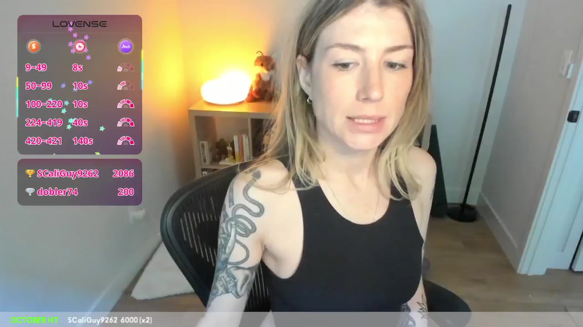 Gallery image thumbnail from stoney_fox's myfreecams stream on, 10/16/2025, 19:20 image 2 of 20