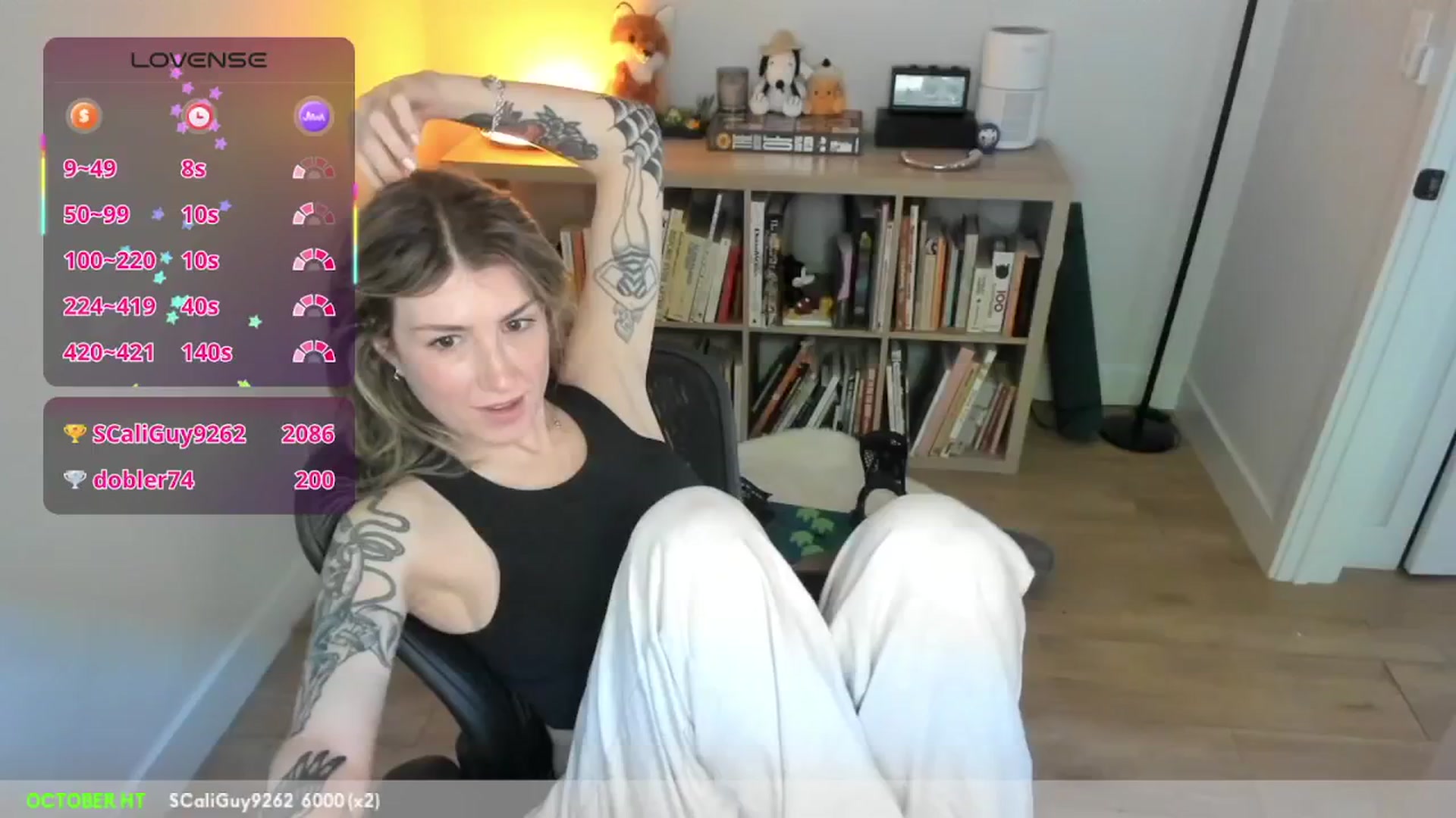 Gallery image thumbnail from stoney_fox's myfreecams stream on, 10/16/2025, 19:20 image 8 of 20