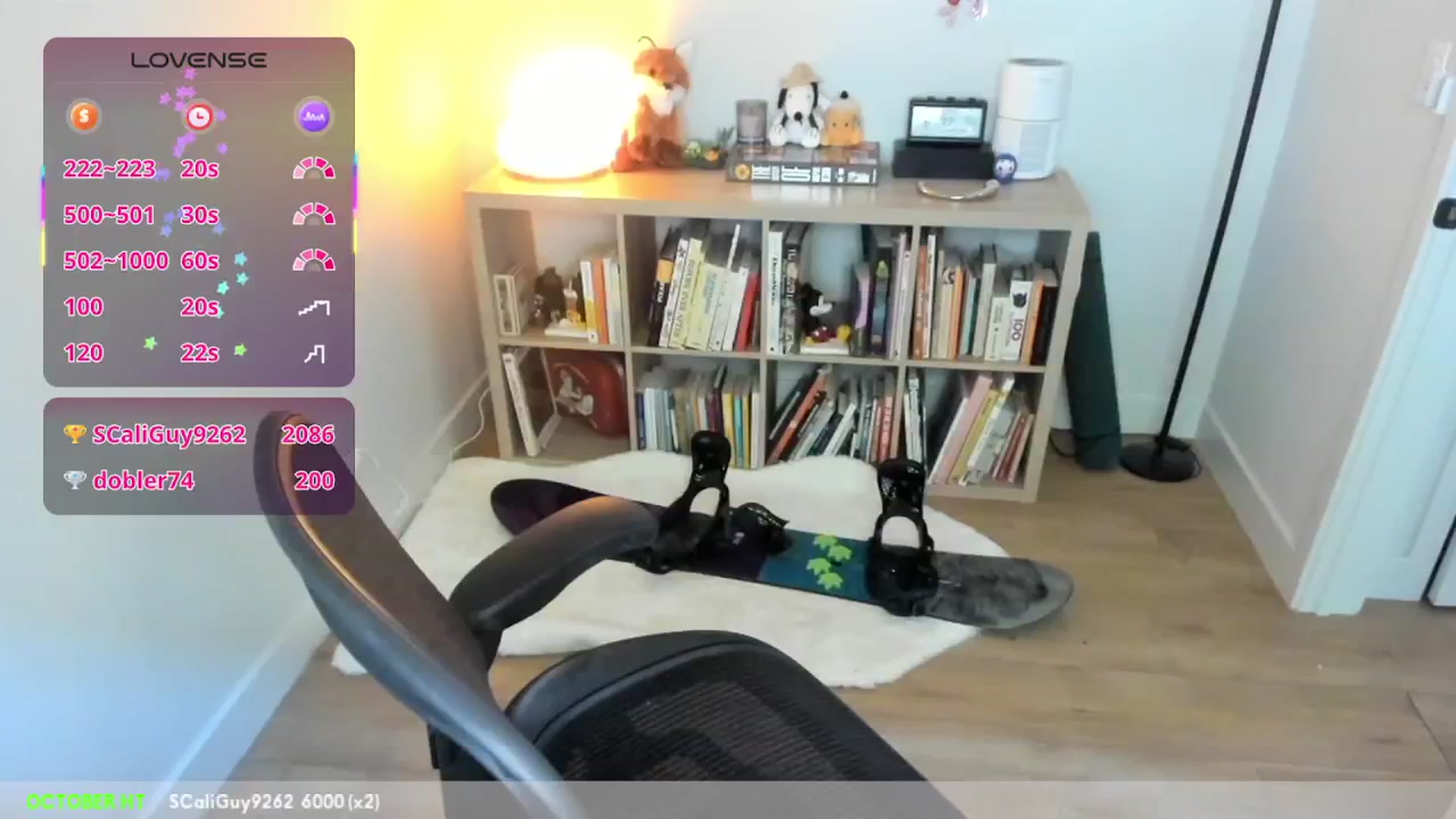 Gallery image thumbnail from stoney_fox's myfreecams stream on, 10/16/2025, 19:20 image 1 of 20