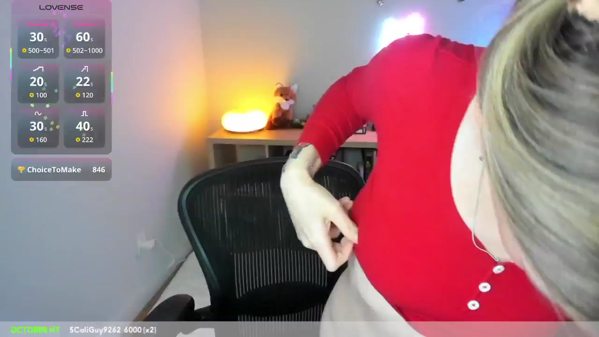 Gallery image thumbnail from stoney_fox's myfreecams stream on, 10/19/2025, 20:46 image 9 of 20