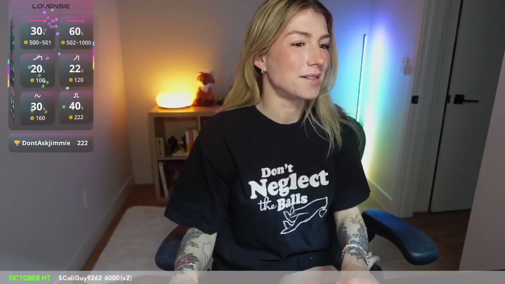 Gallery image thumbnail from stoney_fox's myfreecams stream on, 10/22/2025, 24:15 image 8 of 20