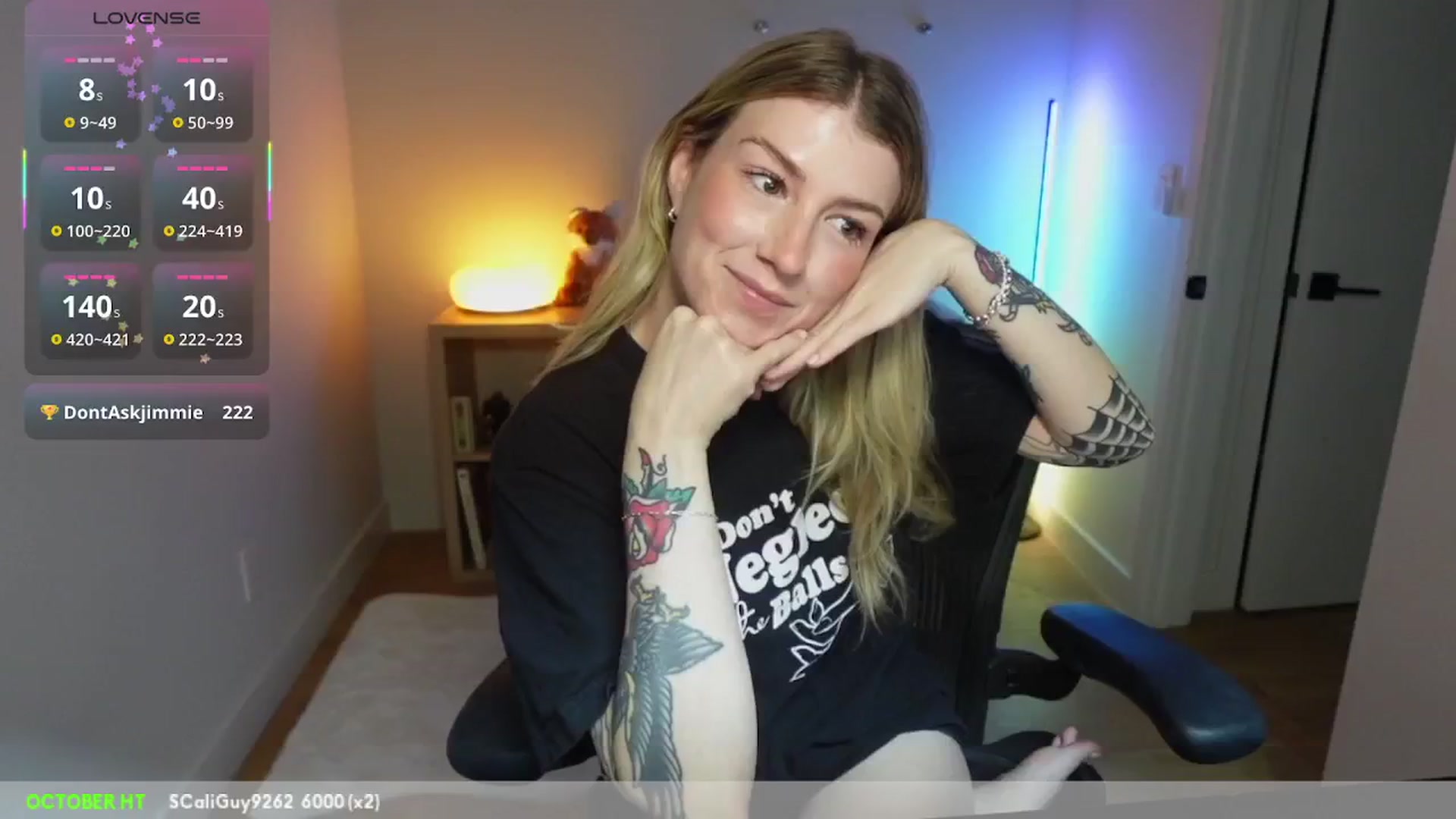 Gallery image thumbnail from stoney_fox's myfreecams stream on, 10/22/2025, 24:15 image 7 of 20