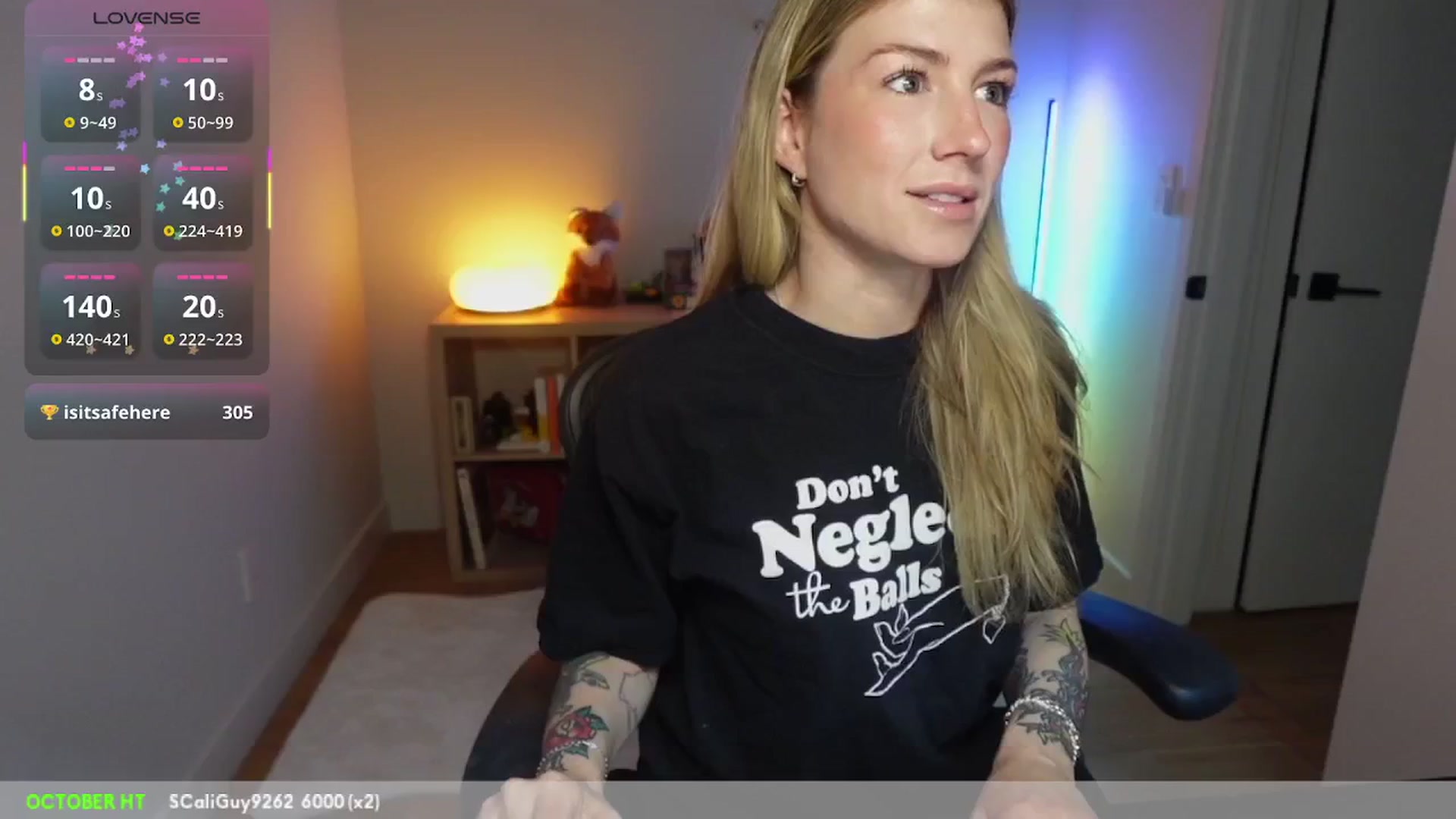 Gallery image thumbnail from stoney_fox's myfreecams stream on, 10/22/2025, 24:15 image 11 of 20