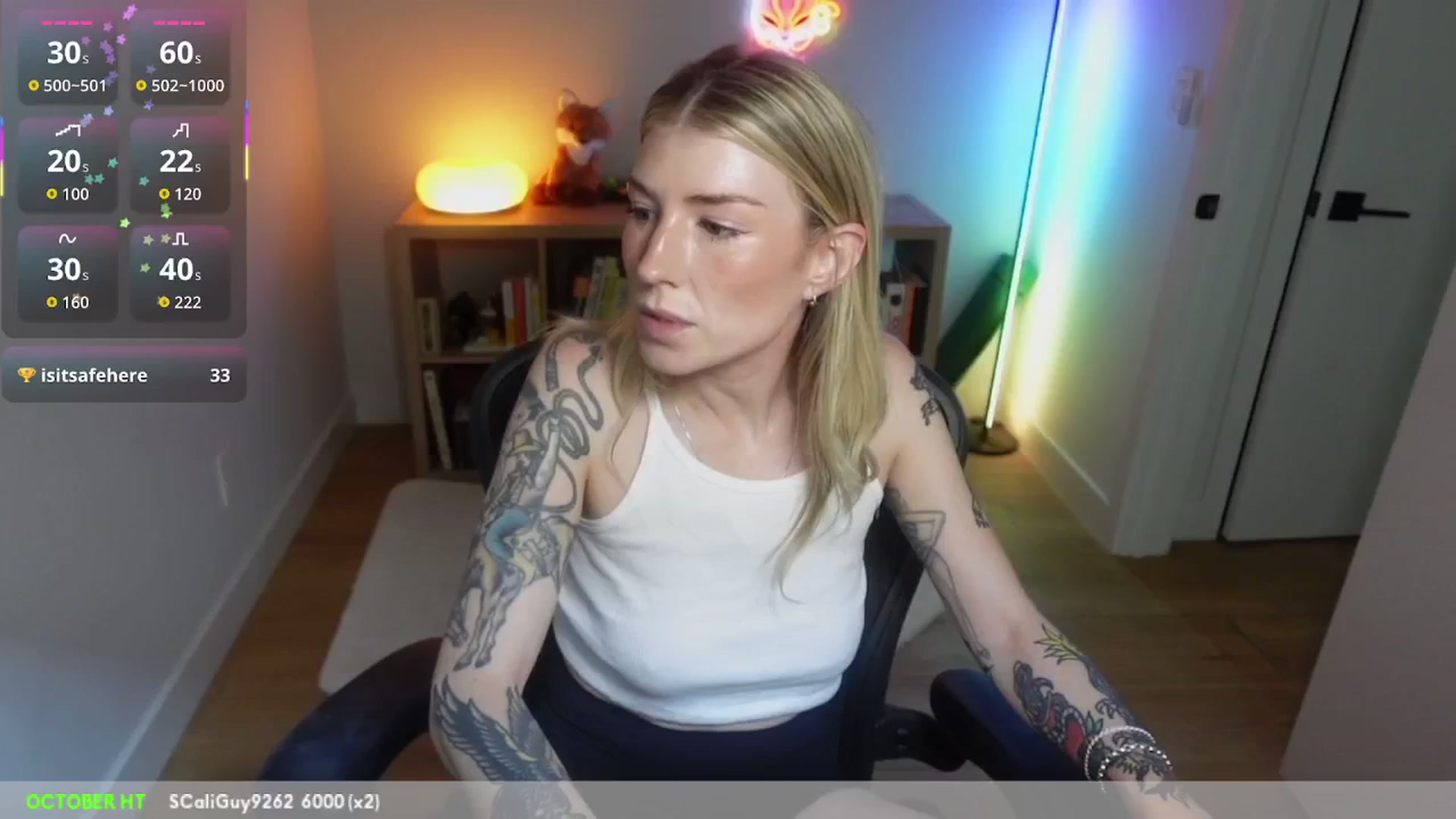 Gallery image thumbnail from stoney_fox's myfreecams stream on, 10/23/2025, 22:48 image 1 of 20