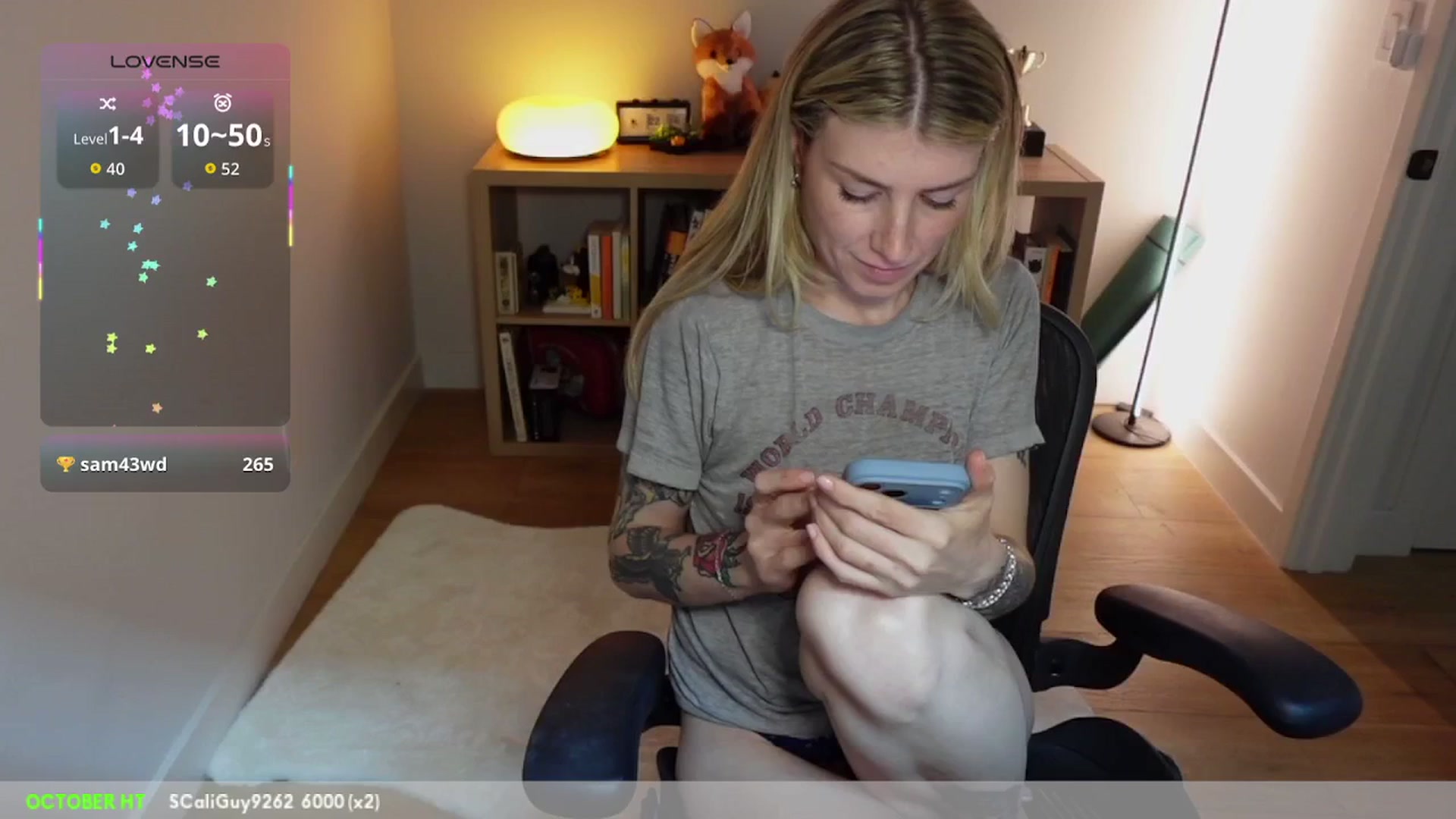 Gallery image thumbnail from stoney_fox's myfreecams stream on, 10/27/2025, 24:08 image 10 of 20