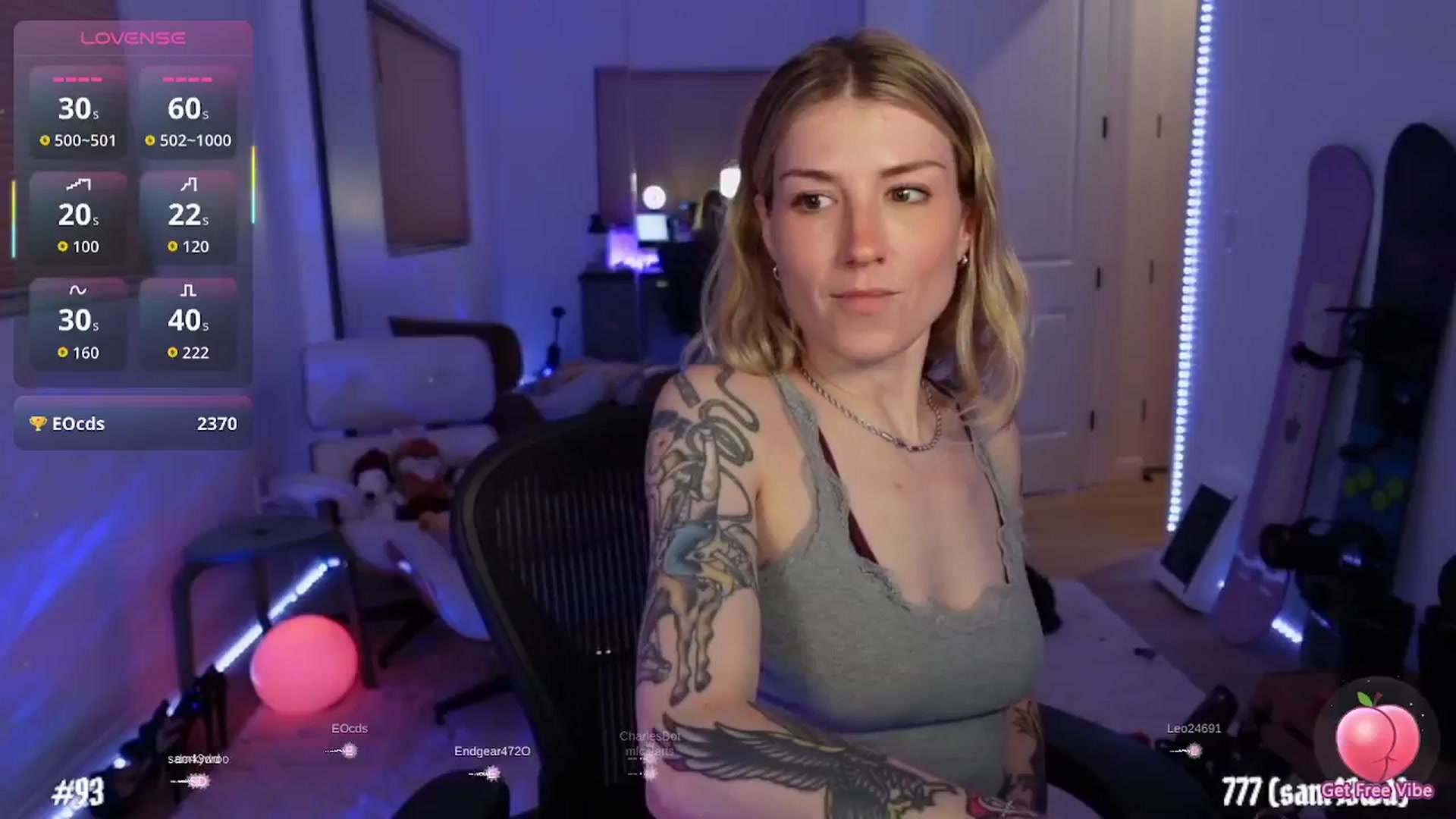 Gallery image thumbnail from stoney_fox's myfreecams stream on, 11/25/2025, 08:42 image 14 of 20