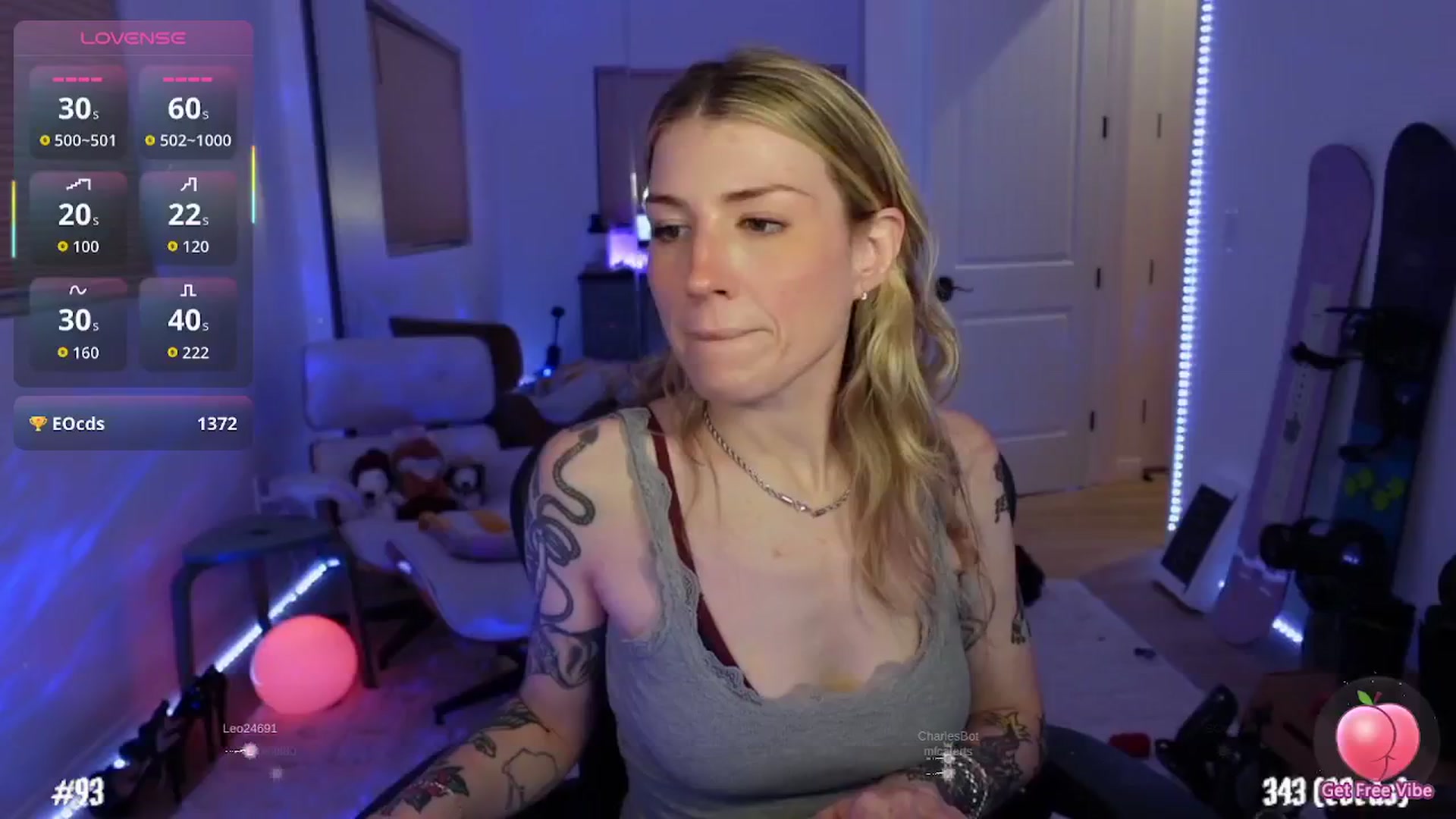Gallery image thumbnail from stoney_fox's myfreecams stream on, 11/25/2025, 08:42 image 2 of 20