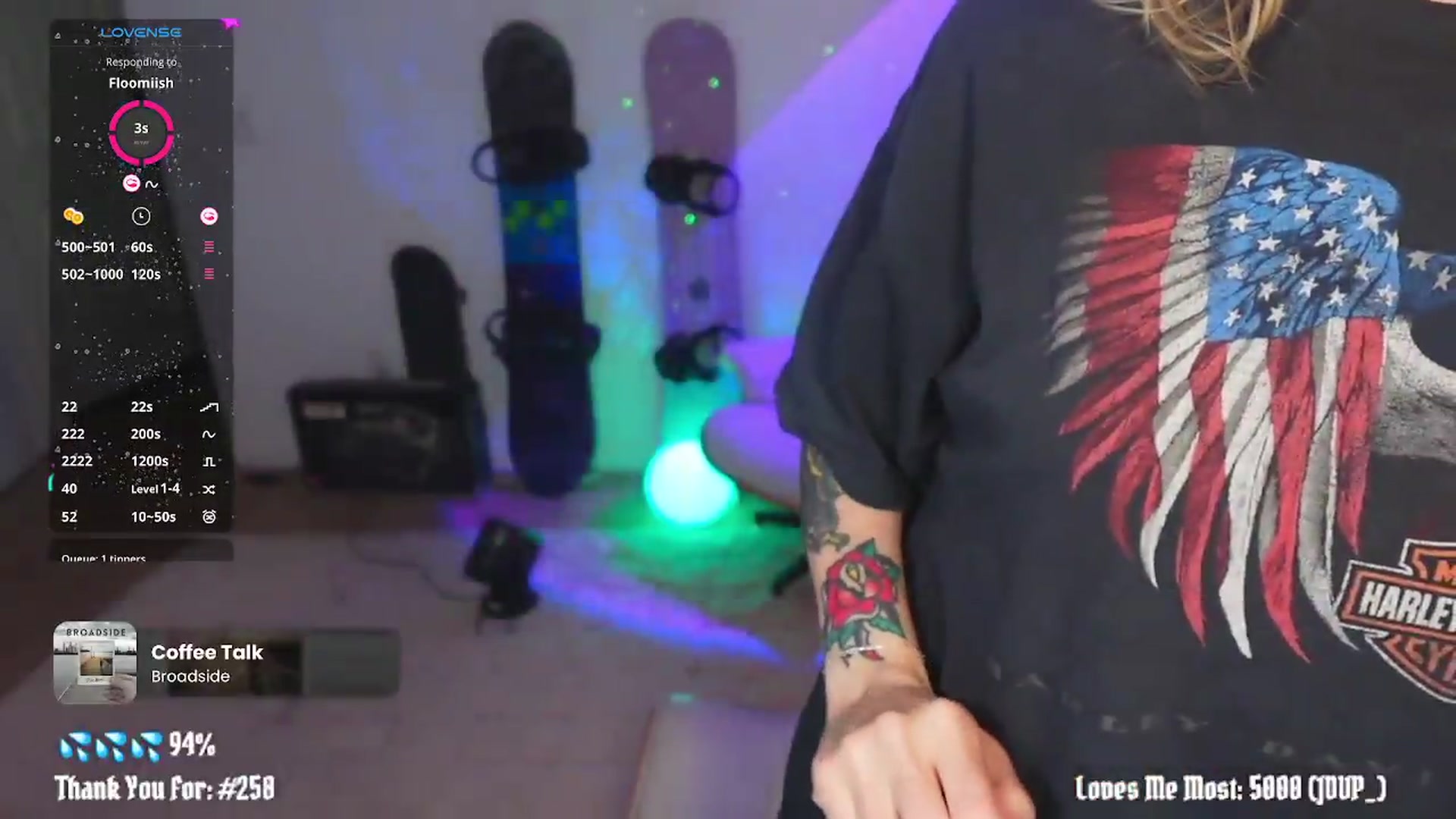 Gallery image thumbnail from stoney_fox's myfreecams stream on, 06/20/2026, 08:34 image 9 of 20