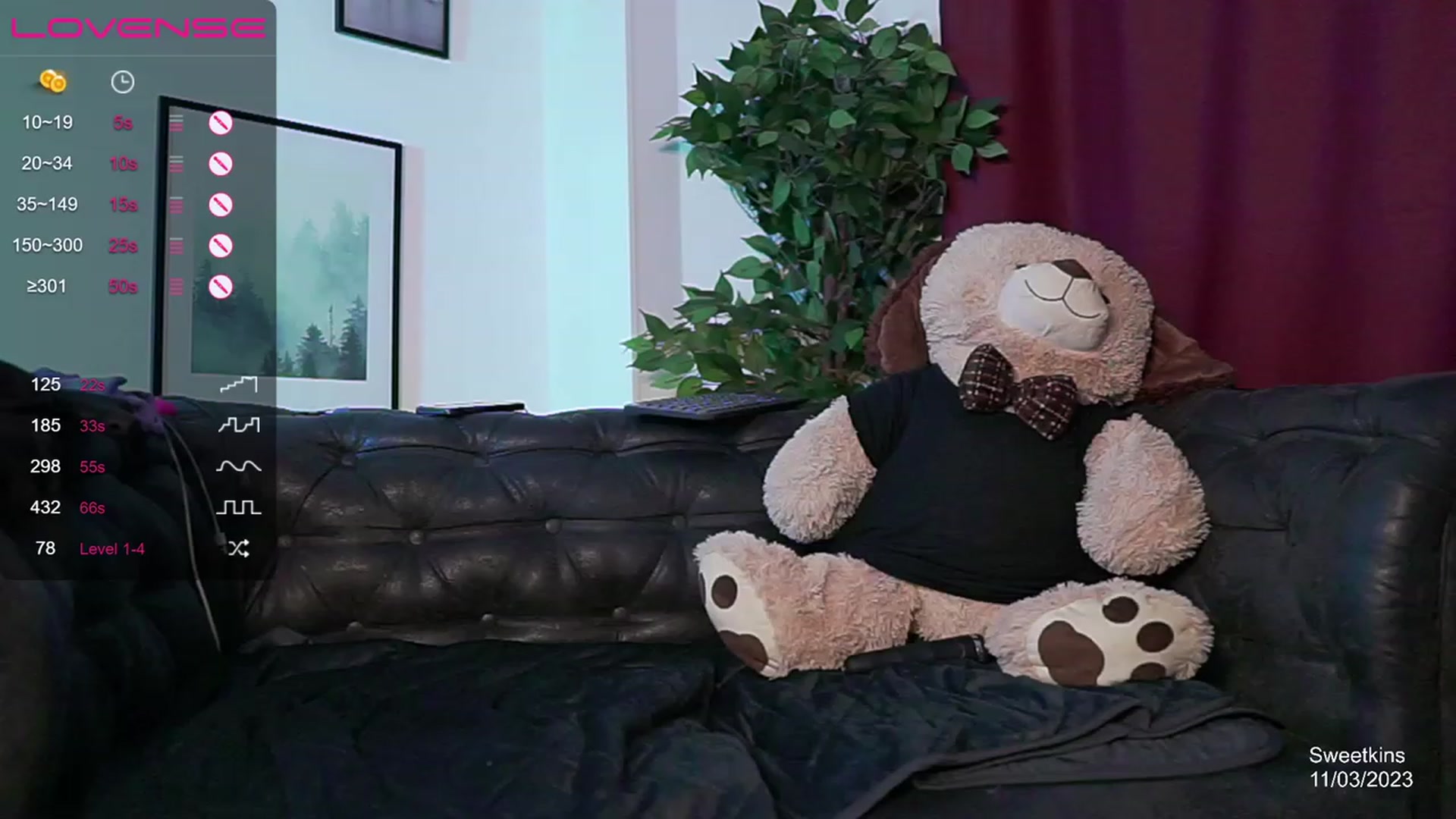 Gallery image thumbnail from sweetkins's myfreecams stream on, 03/12/2023, 04:19 image 14 of 20