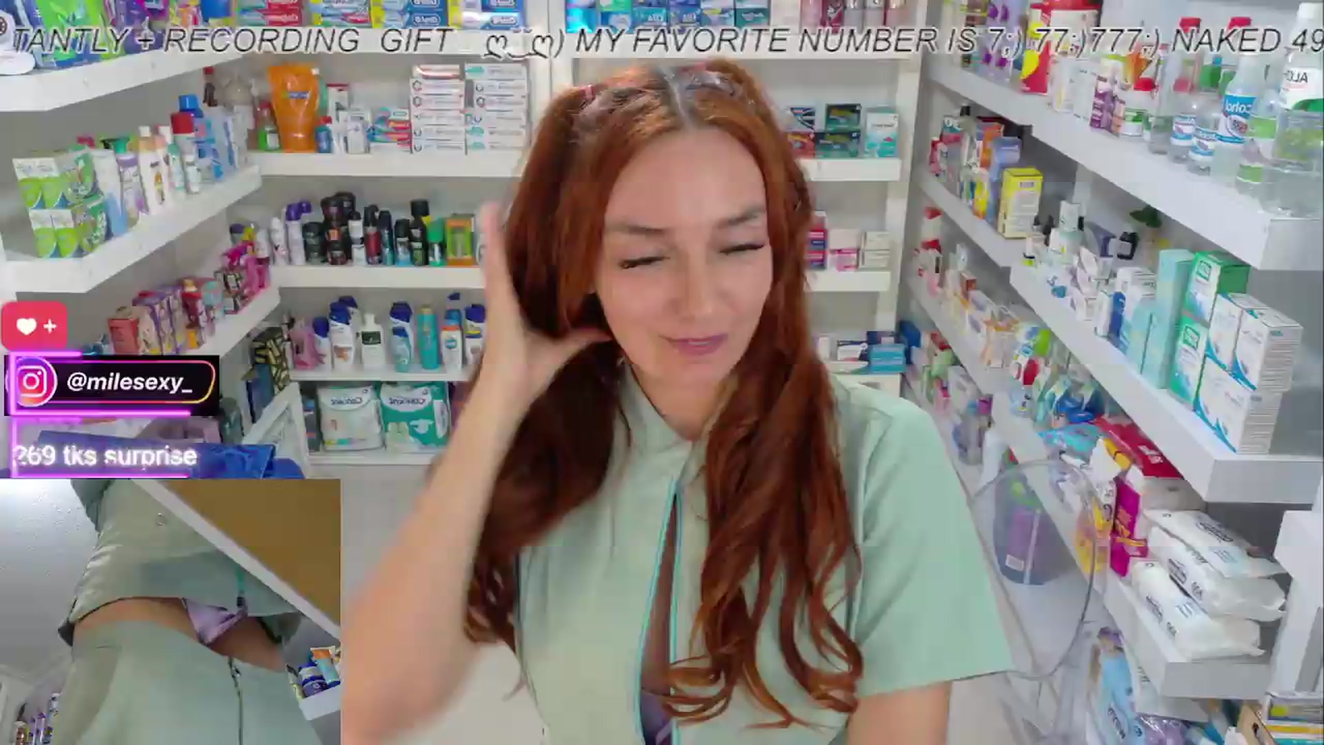 Gallery image thumbnail from swmilena_hot_'s myfreecams stream on, 05/27/2026, 04:13 image 9 of 20