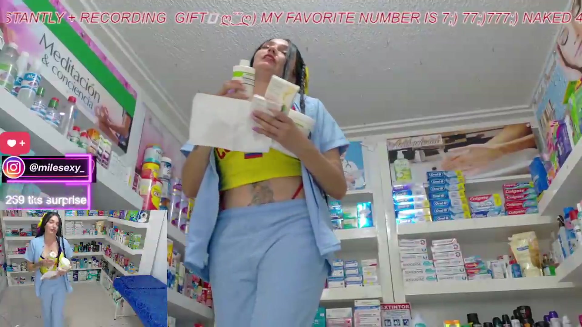 Gallery image thumbnail from swmilena_hot_'s myfreecams stream on, 06/12/2026, 05:23 image 9 of 20