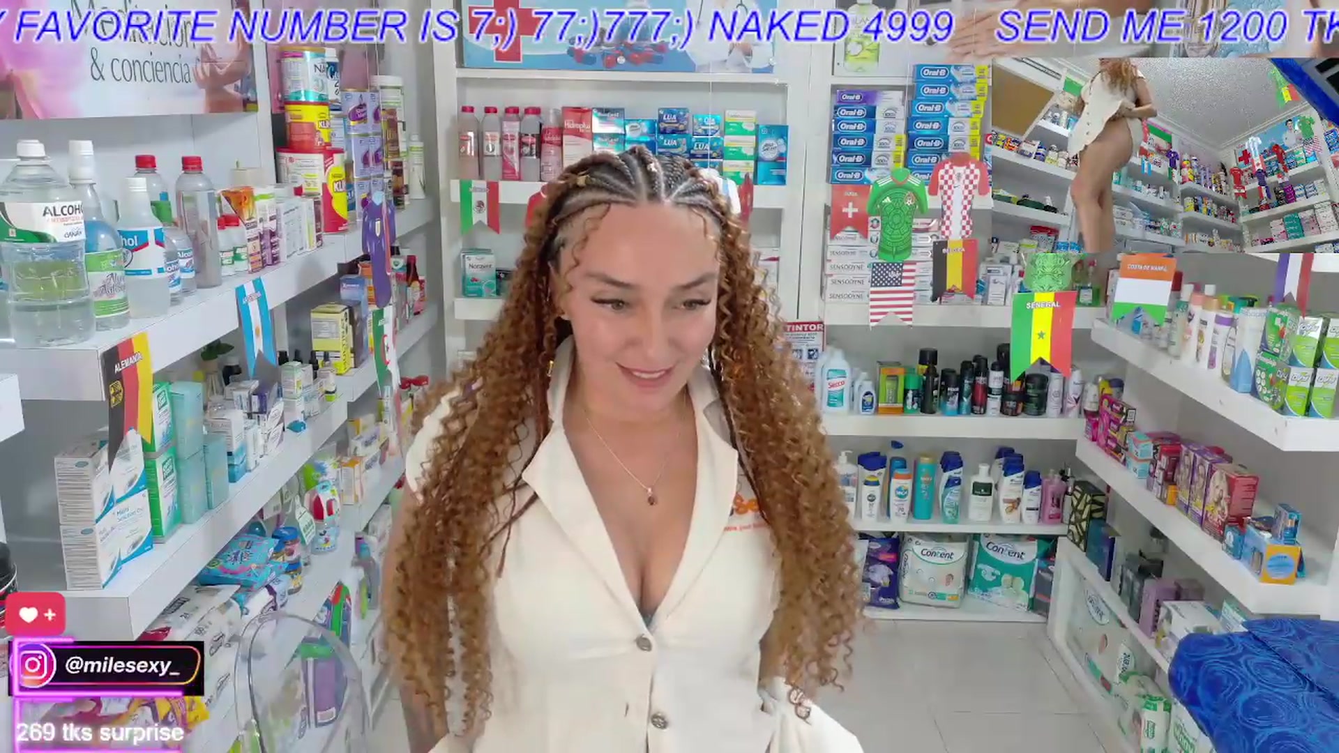 Gallery image thumbnail from swmilena_hot_'s myfreecams stream on, 06/24/2026, 03:49 image 6 of 20