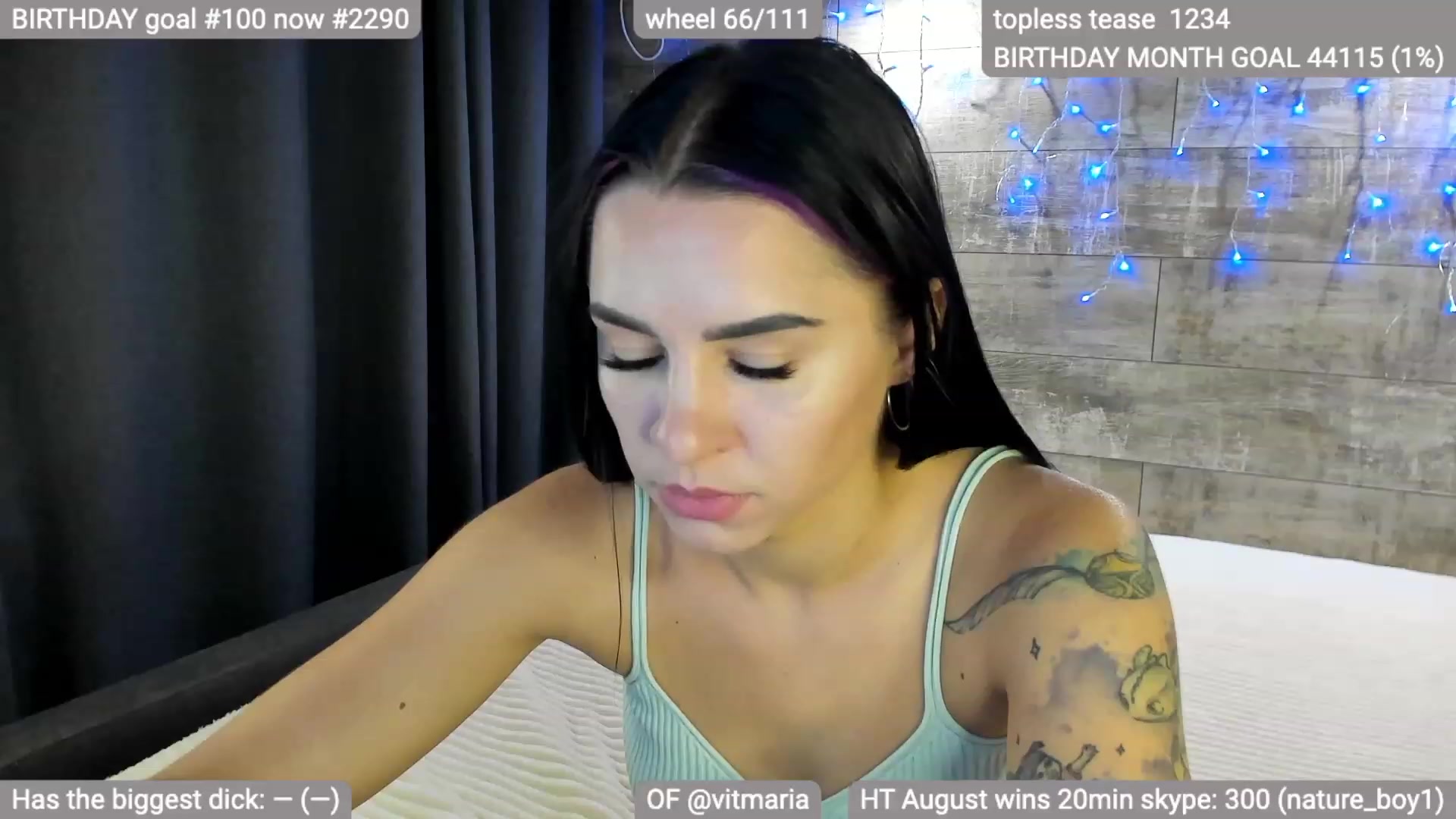 Gallery image thumbnail from swtAlterEgo's myfreecams stream on, 08/06/2023, 16:22 image 1 of 20
