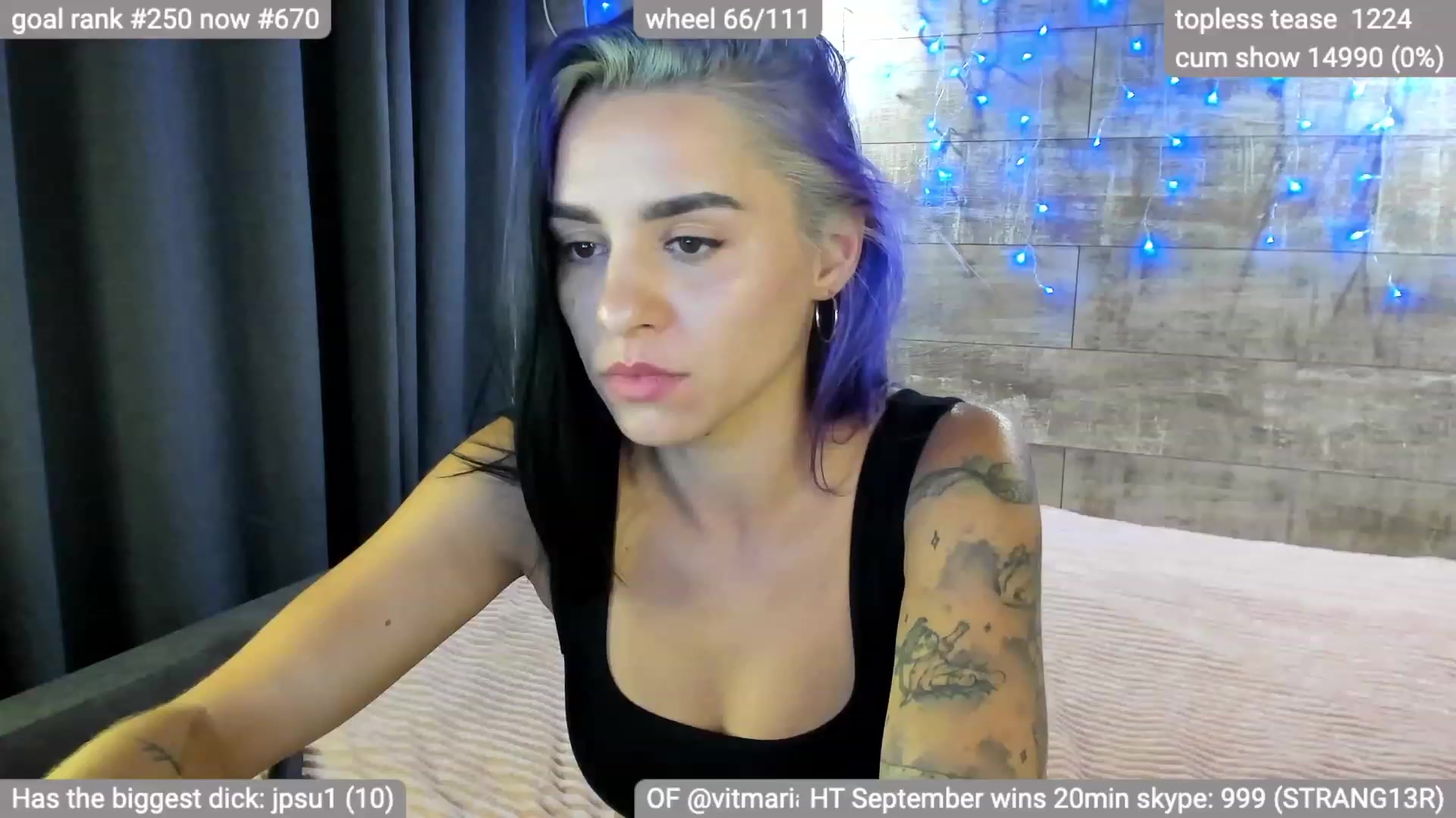 Gallery image thumbnail from swtAlterEgo's myfreecams stream on, 09/05/2023, 24:02 image 9 of 20