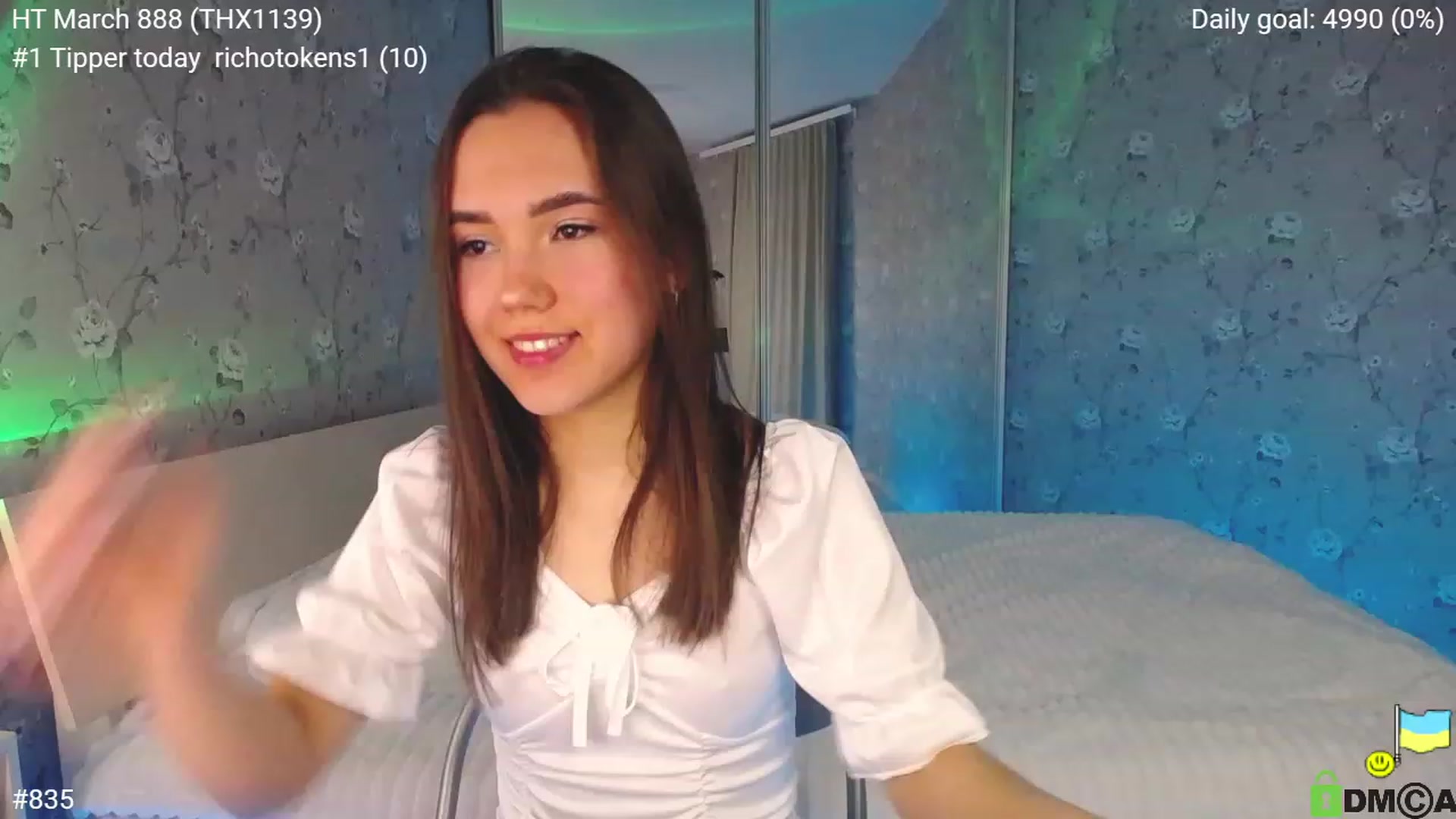 Gallery image thumbnail from tenderlyPoli's myfreecams stream on, 03/12/2023, 18:41 image 9 of 20