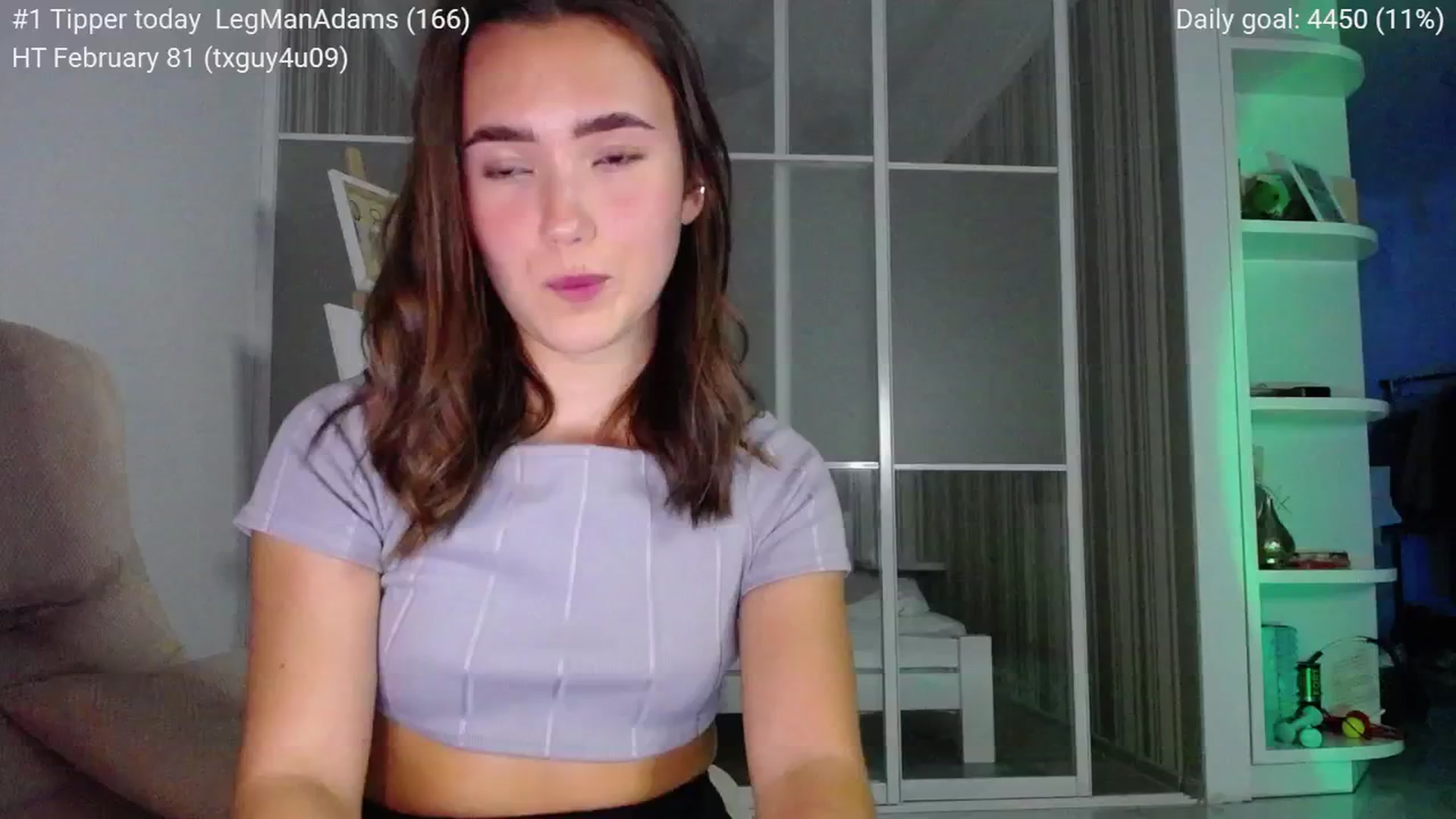 Gallery image thumbnail from tenderlyPoli's myfreecams stream on, 02/01/2025, 23:20 image 11 of 20