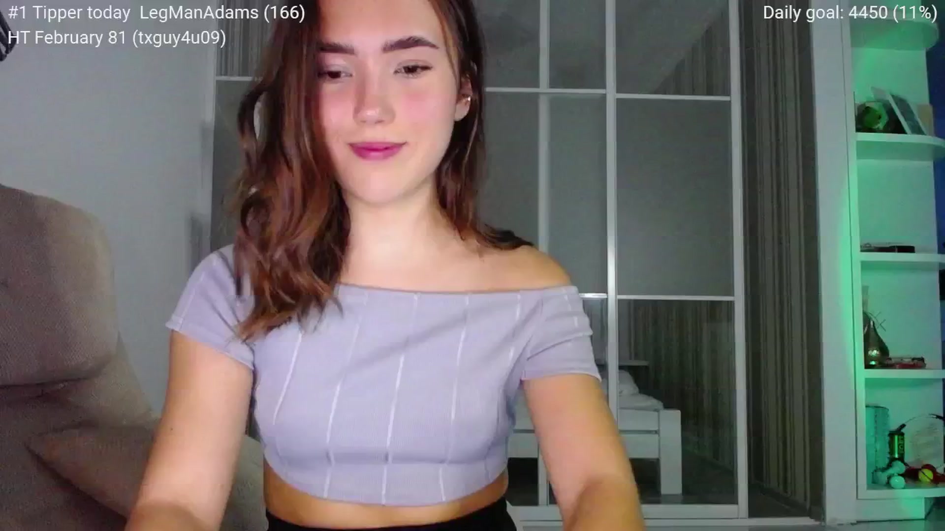 Gallery image thumbnail from tenderlyPoli's myfreecams stream on, 02/01/2025, 23:20 image 16 of 20