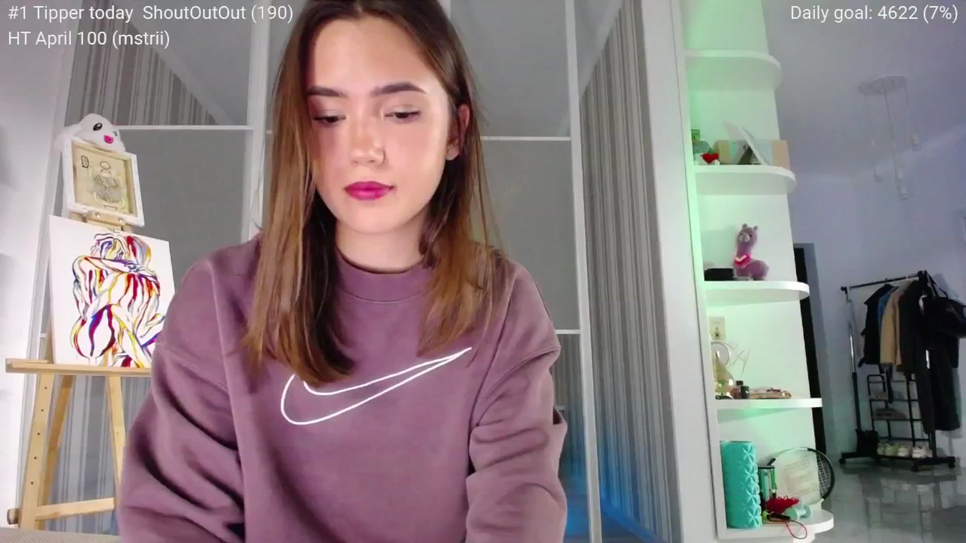 Gallery image thumbnail from tenderlyPoli's myfreecams stream on, 04/03/2025, 22:31 image 19 of 20