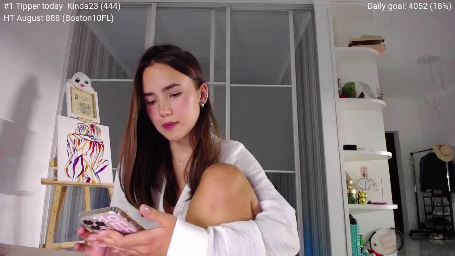 Gallery image thumbnail from tenderlyPoli's myfreecams stream on, 08/18/2025, 01:07 image 10 of 20