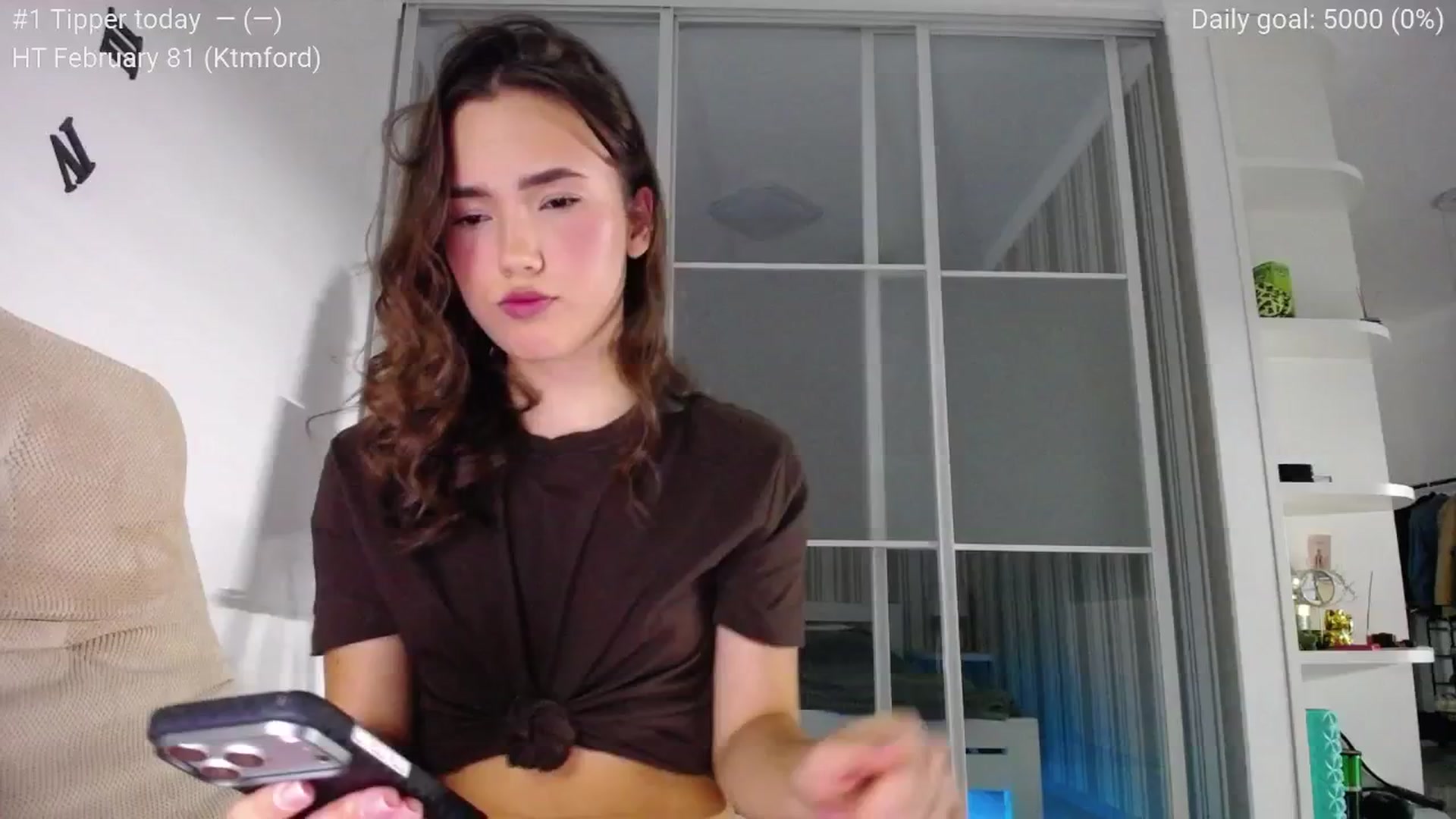 Gallery image thumbnail from tenderlyPoli's myfreecams stream on, 02/05/2026, 22:18 image 8 of 20