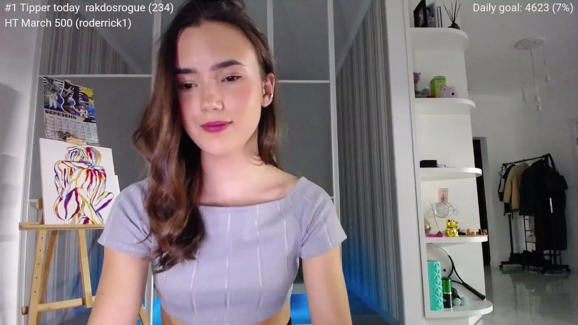 Gallery image thumbnail from tenderlyPoli's myfreecams stream on, 03/15/2026, 22:01 image 19 of 20