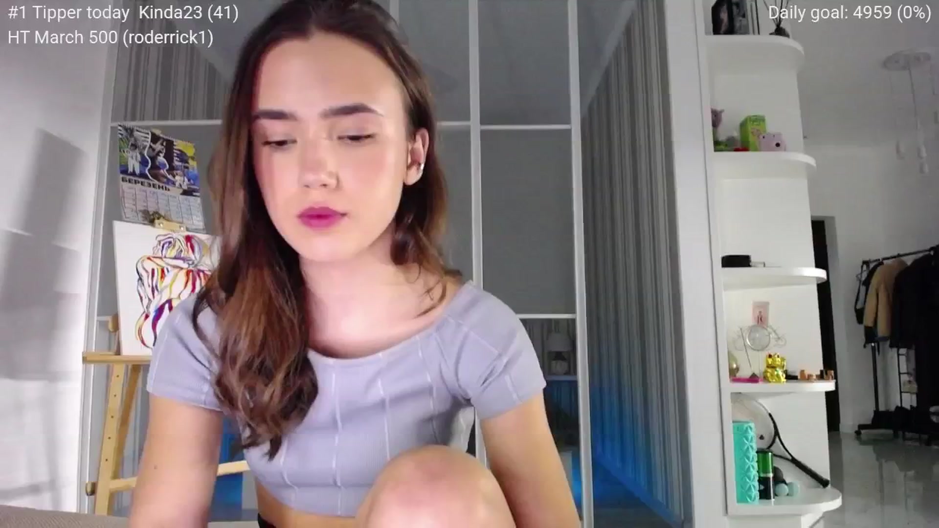 Gallery image thumbnail from tenderlyPoli's myfreecams stream on, 03/15/2026, 22:01 image 6 of 20