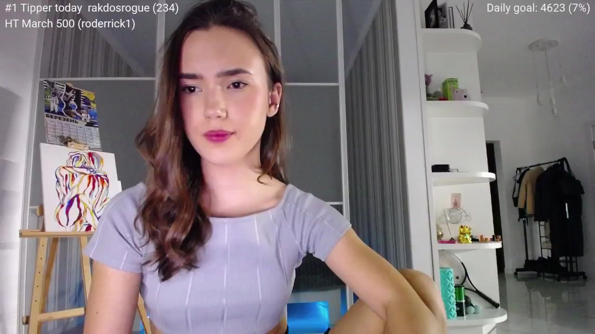 Gallery image thumbnail from tenderlyPoli's myfreecams stream on, 03/15/2026, 22:01 image 20 of 20