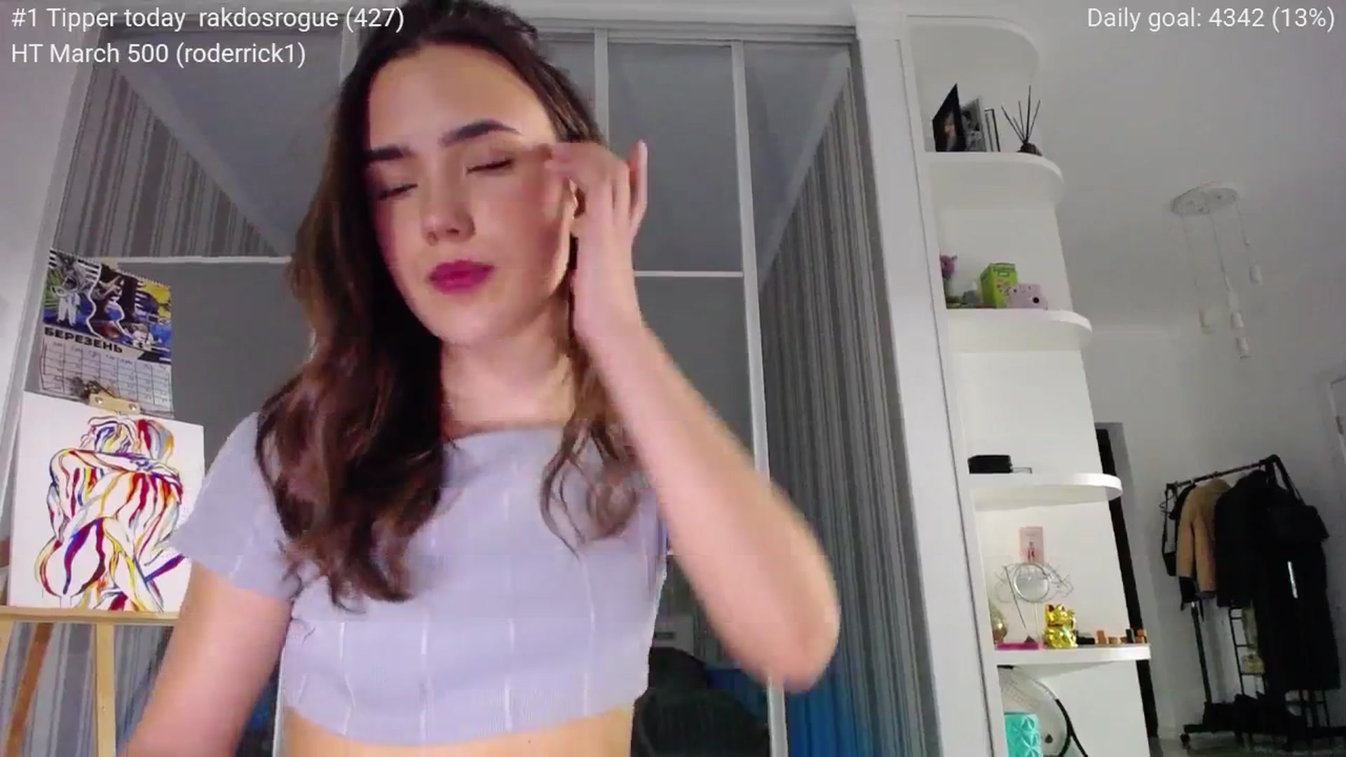 Gallery image thumbnail from tenderlyPoli's myfreecams stream on, 03/15/2026, 22:32 image 19 of 20