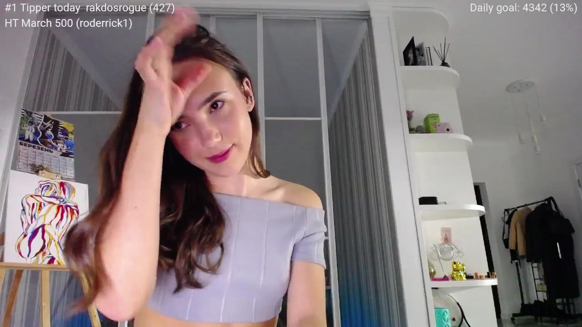 Gallery image thumbnail from tenderlyPoli's myfreecams stream on, 03/15/2026, 22:32 image 20 of 20