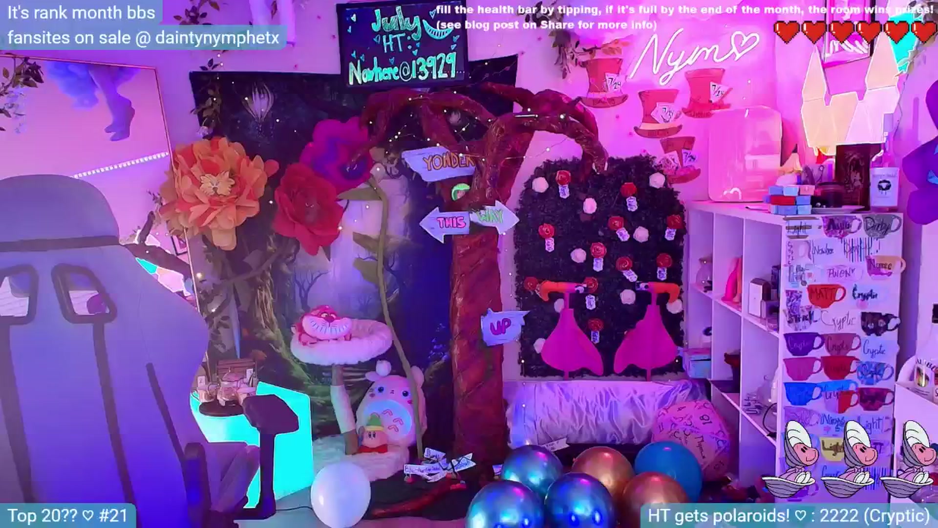 Gallery image thumbnail from themadhatter's myfreecams stream on, 07/29/2024, 04:27 image 12 of 20