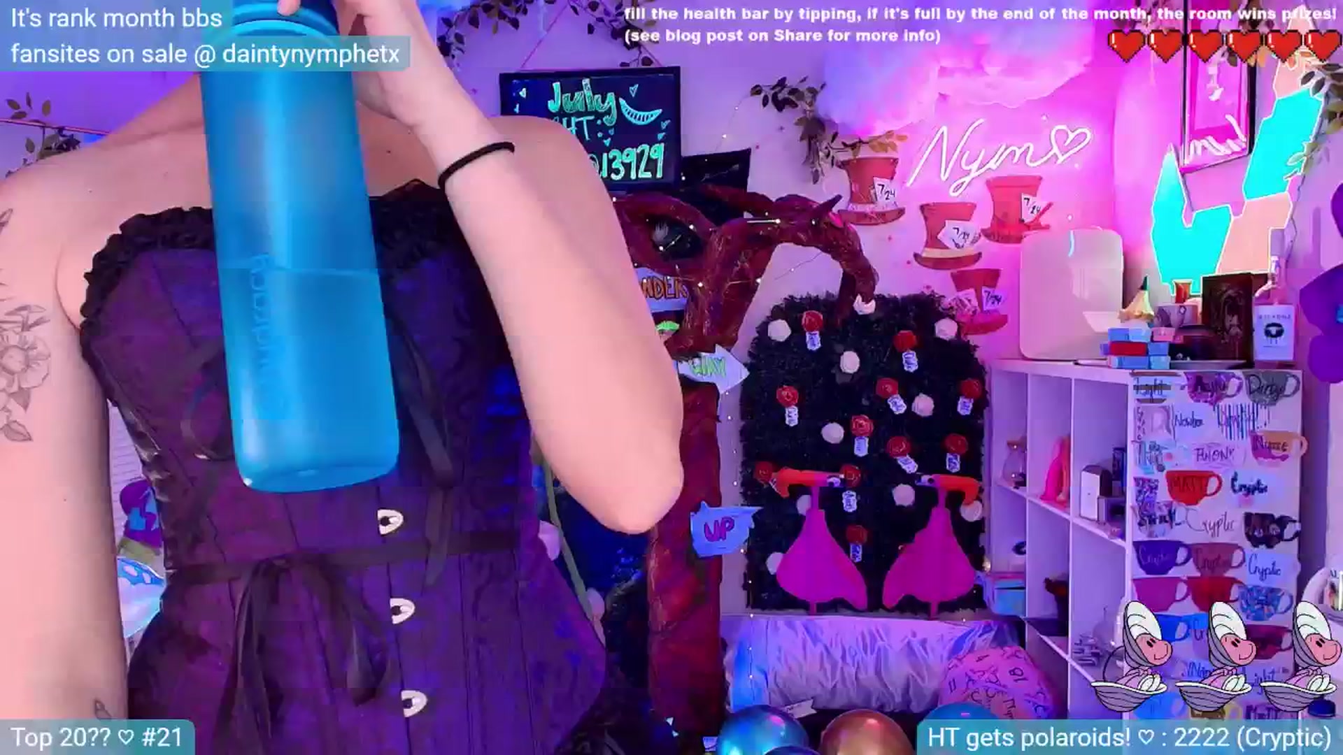 Gallery image thumbnail from themadhatter's myfreecams stream on, 07/29/2024, 04:27 image 16 of 20