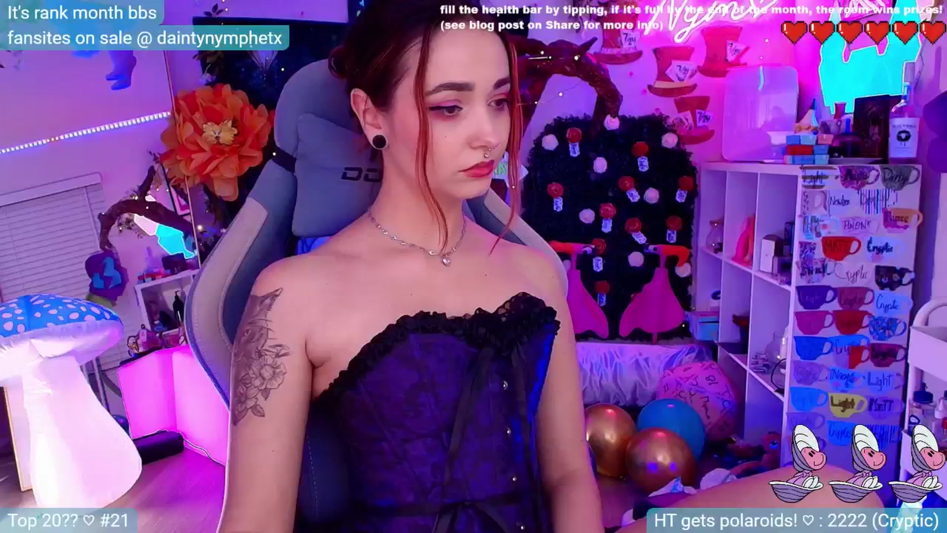 Gallery image thumbnail from themadhatter's myfreecams stream on, 07/29/2024, 05:03 image 1 of 20