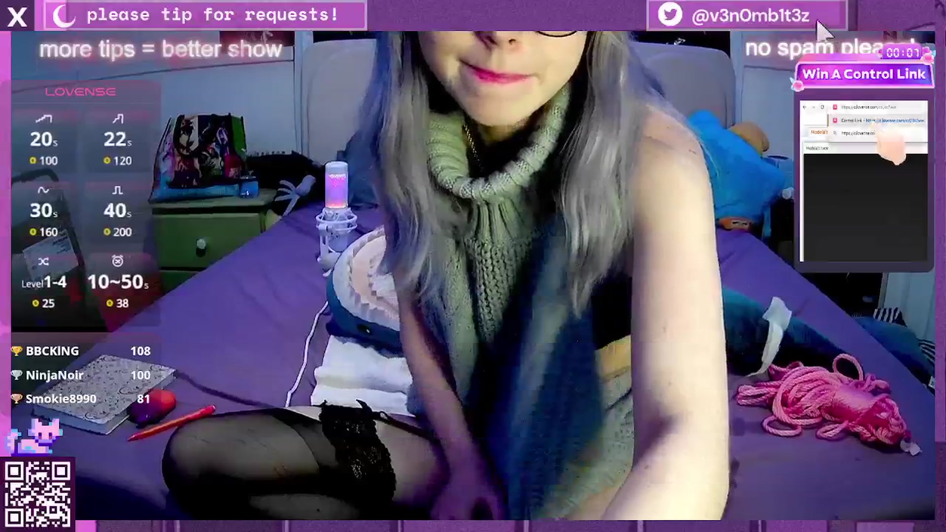Gallery image thumbnail from v3n0mb1t3z's myfreecams stream on, 01/19/2025, 10:48 image 6 of 20