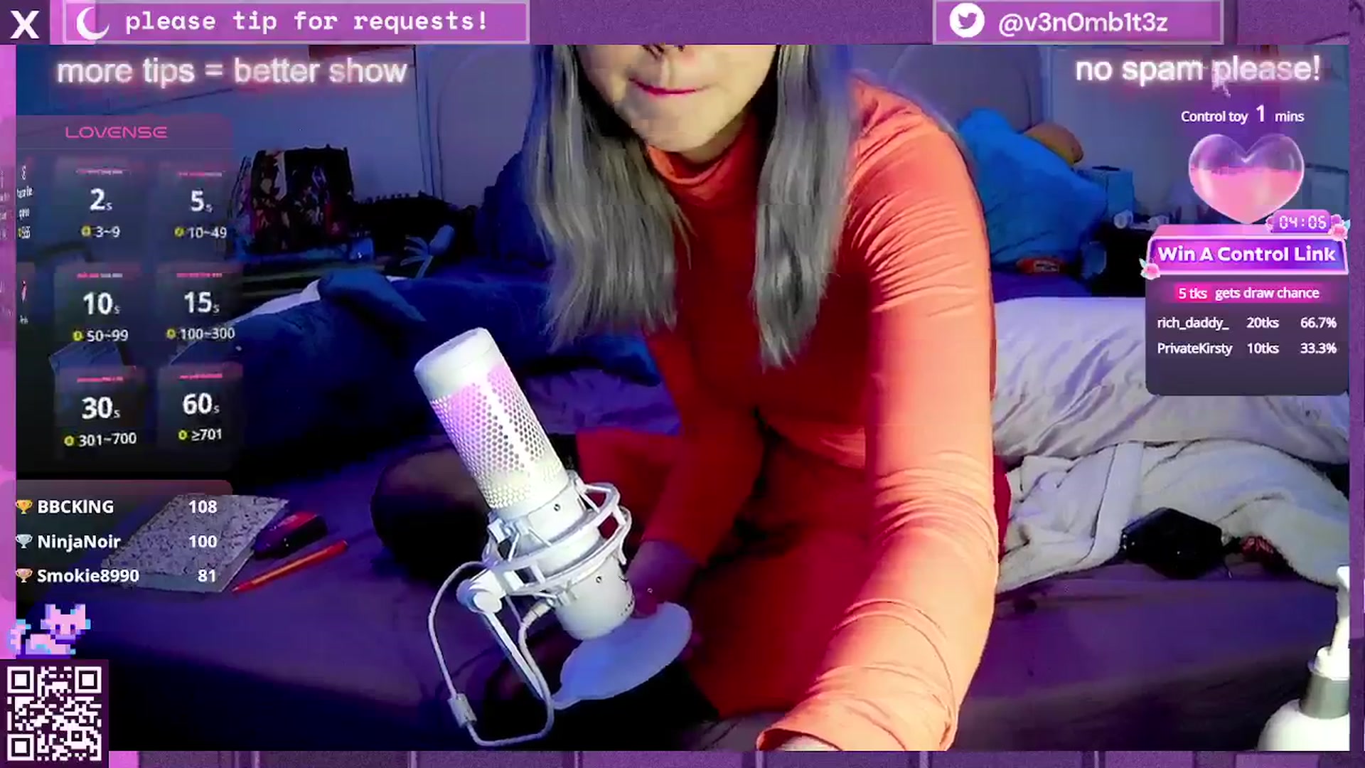 Gallery image thumbnail from v3n0mb1t3z's myfreecams stream on, 01/19/2025, 10:48 image 16 of 20