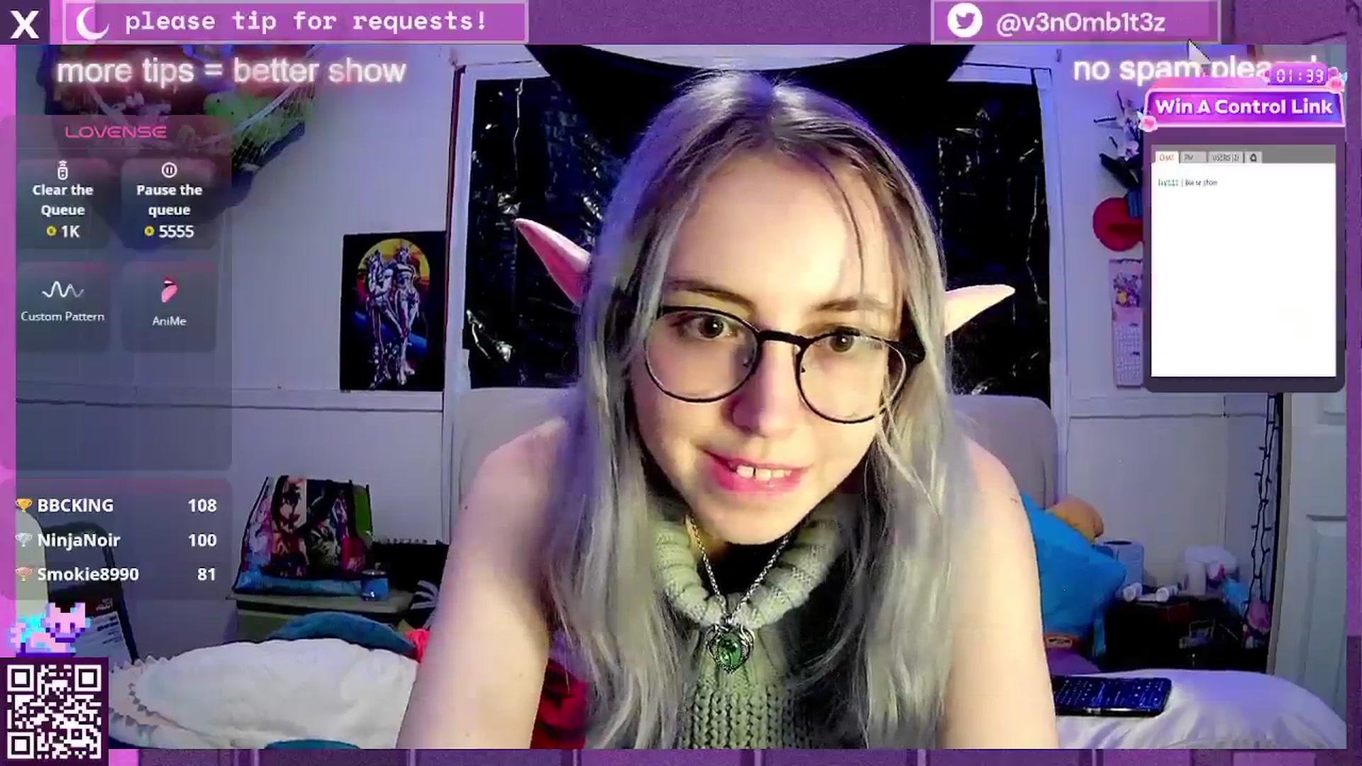 Gallery image thumbnail from v3n0mb1t3z's myfreecams stream on, 01/19/2025, 10:48 image 11 of 20